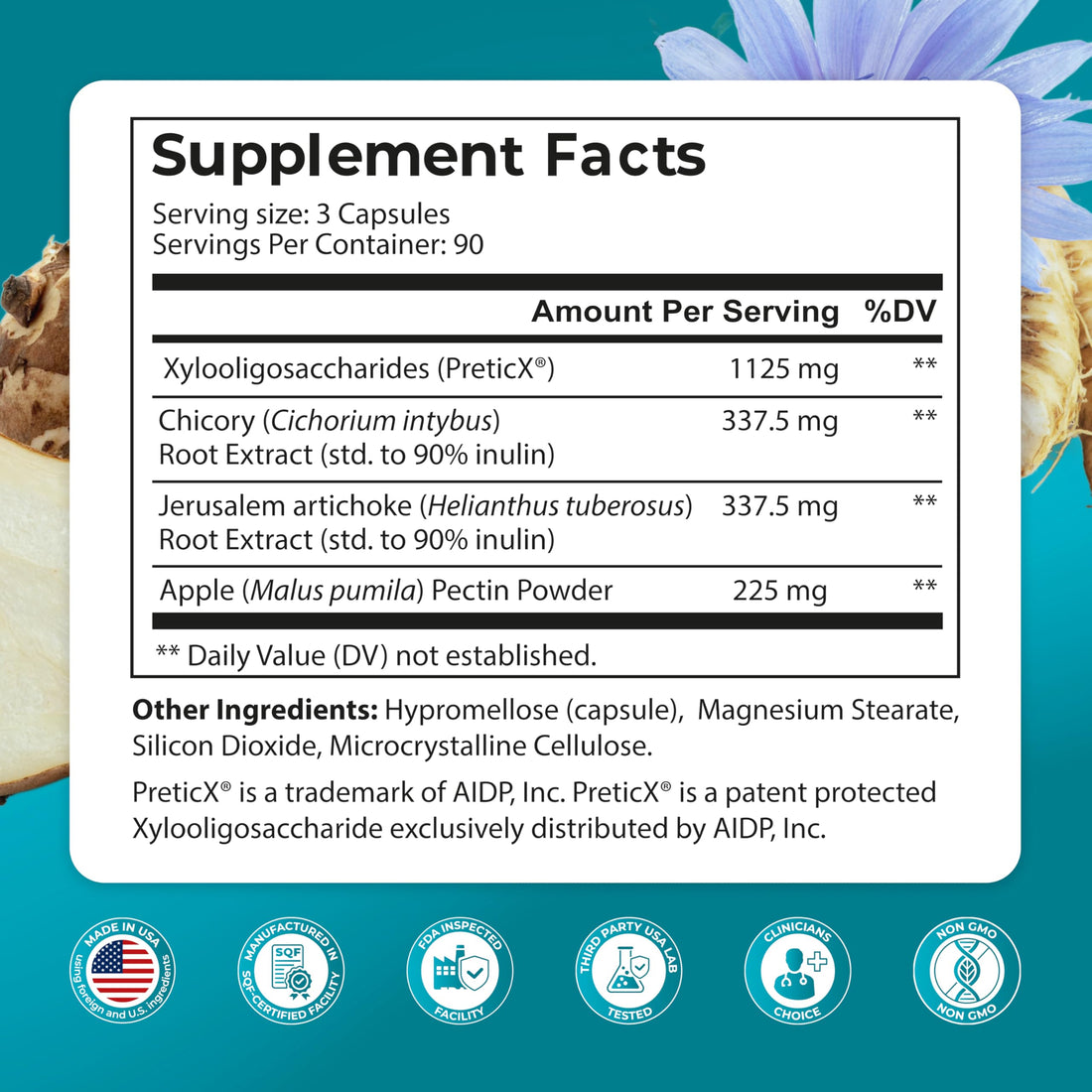 PUREHEALTH Research Improbiome - Prebiotic Fiber - Natural Support for Healthy Gut Prebiotics - Digestive Nutritional Supplements - with Jerusalem Artichoke, PUREHEALTH RESEARCH buy supplements canada