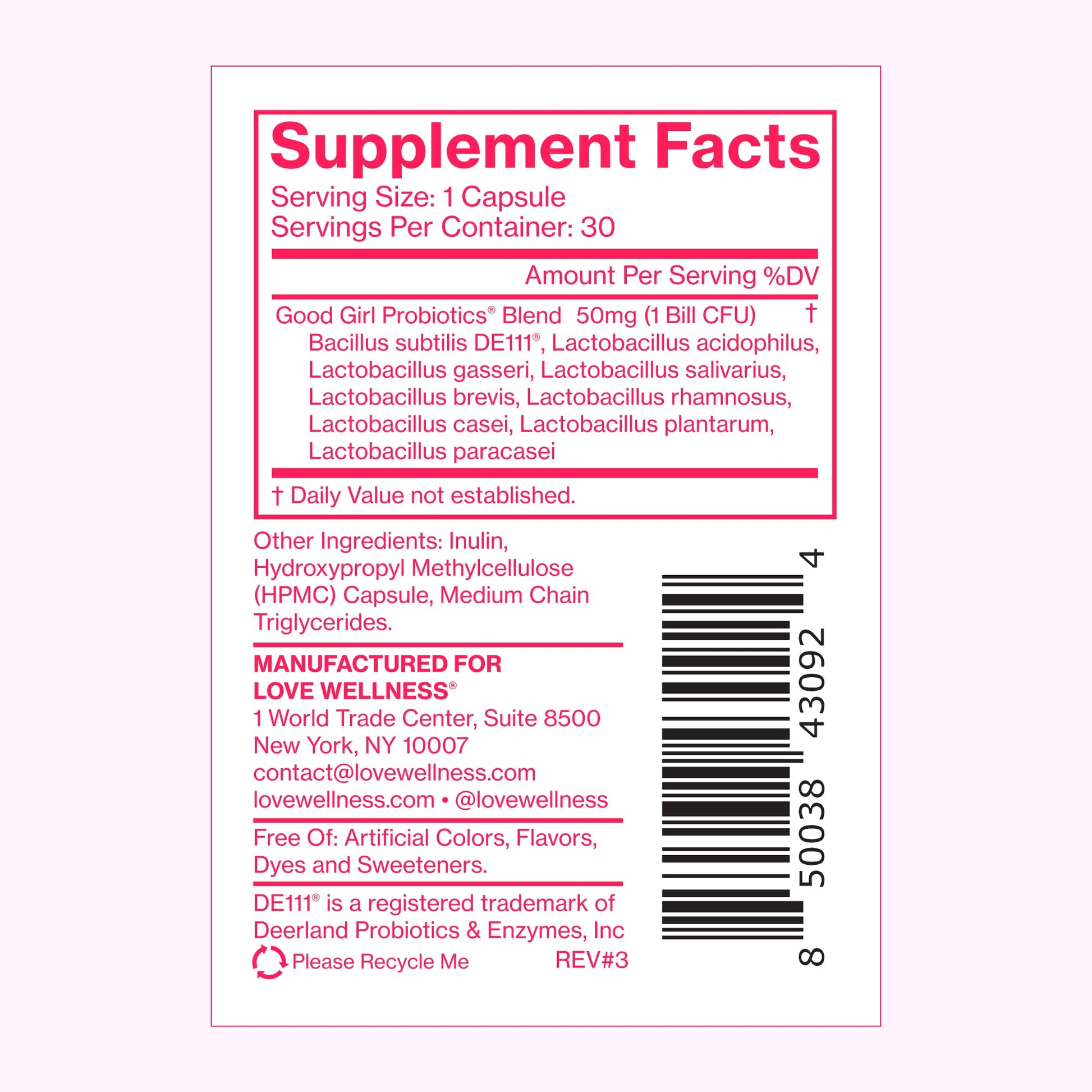 Love Wellness Good Girl Probiotics and Healthy V Vitamin | Womens Wellness Duo | Womens Probiotics Supplements for pH Balance and Vaginal Health Love Wellness buy supplements canada