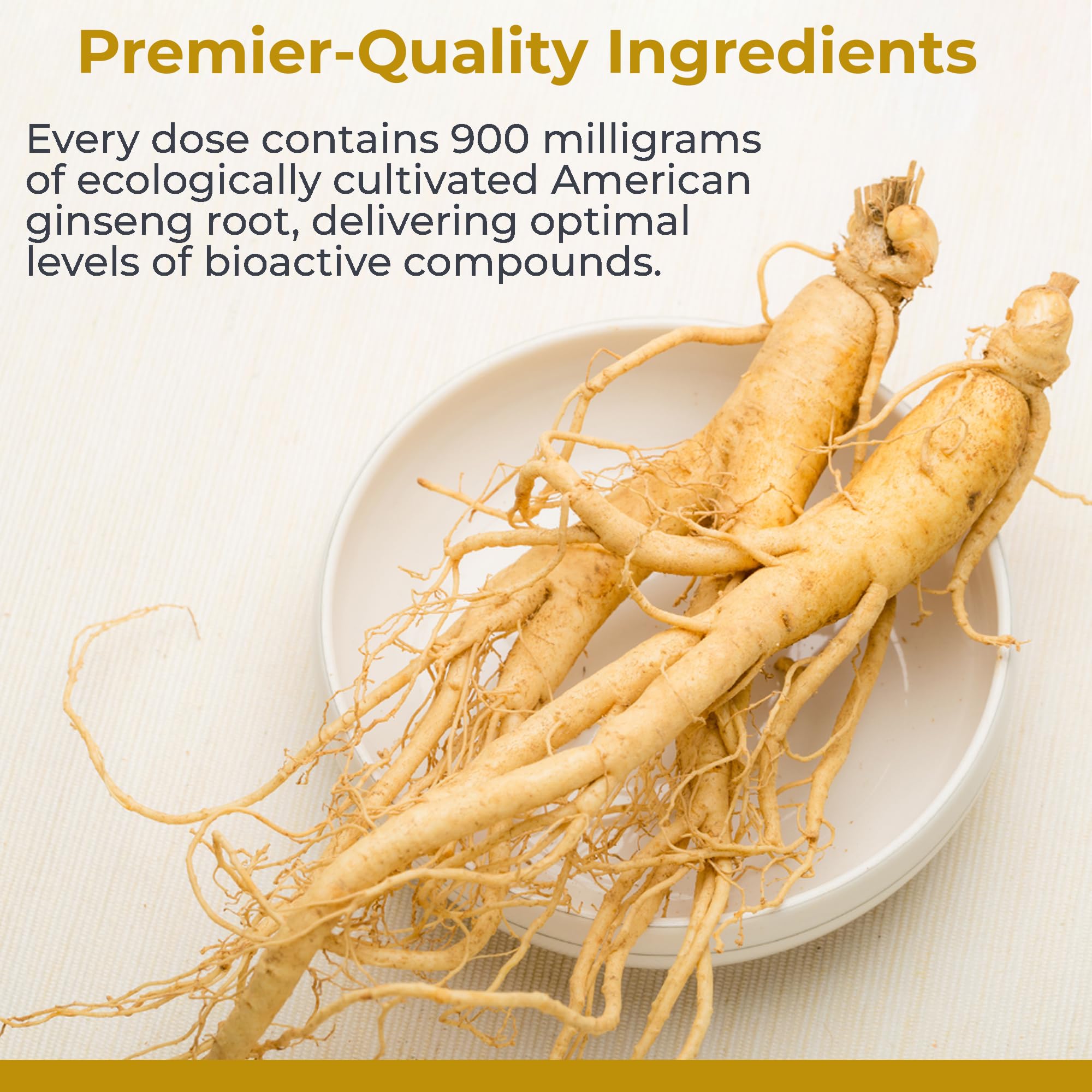 Premier Research Labs American Ginseng Supplement - American Ginseng Capsules, Herbal Ginseng Root Pills, North American Ginseng Herb Extract, Calming Energy Supplement - 60 Plant-Based Capsules Premier Research Labs buy supplements canada