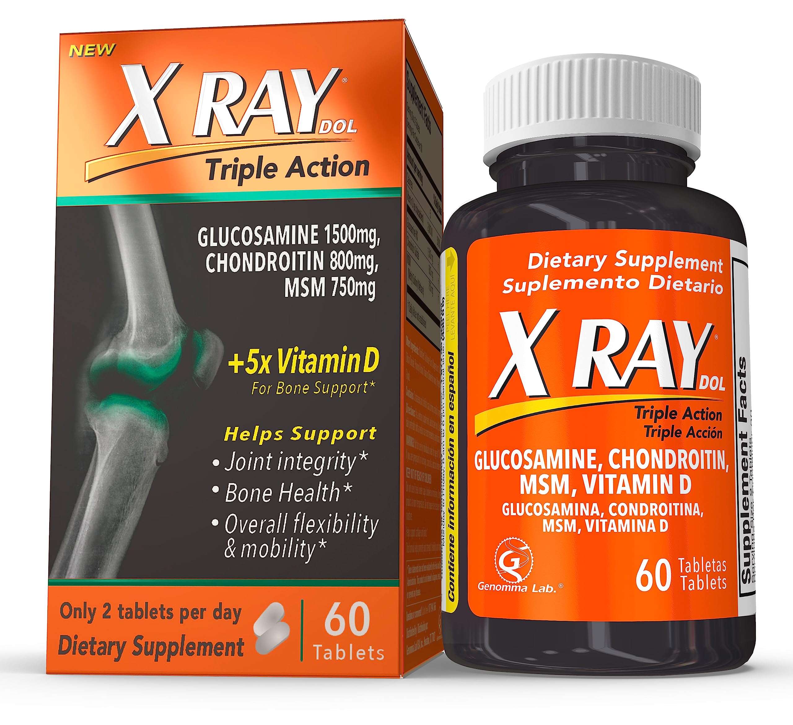 X Ray Dol Triple Action Joint Health Supplement, with 5X Vitamin D, Glucosamine 1500mg X Ray Dol buy supplements canada