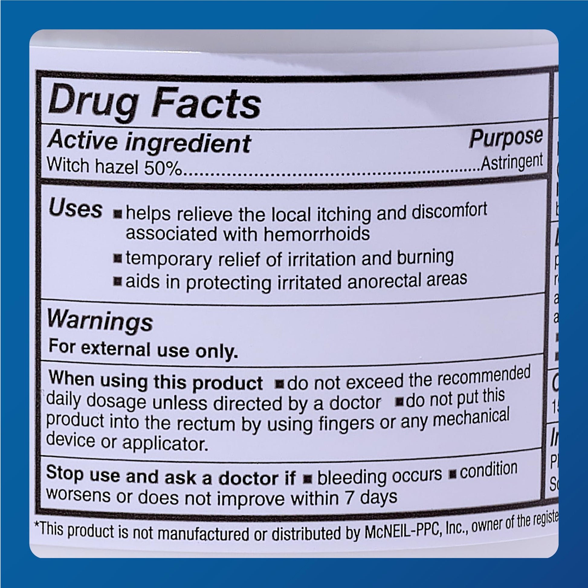 MAJOR Medi-Pads - Hemorrhoidal Hygienic Cleansing Witch Hazel Pads - Cooling Relief with Aloe - 100 Count Jar (3 Pack) MAJOR buy supplements canada