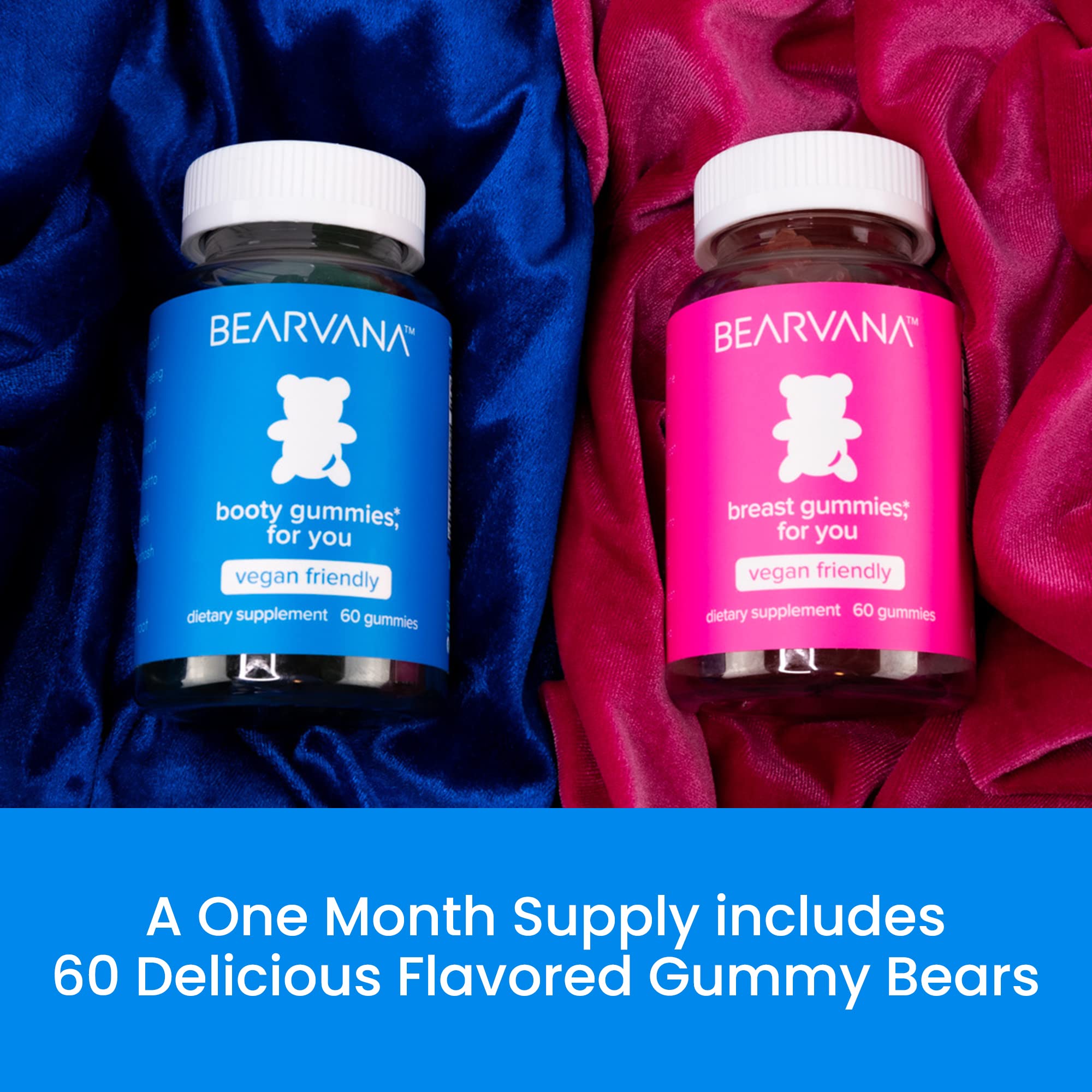 BEARVANA Gummies Combo Pack - Chest and Bum Gummies - Workout Aid - Women’s BEARVANA buy supplements canada