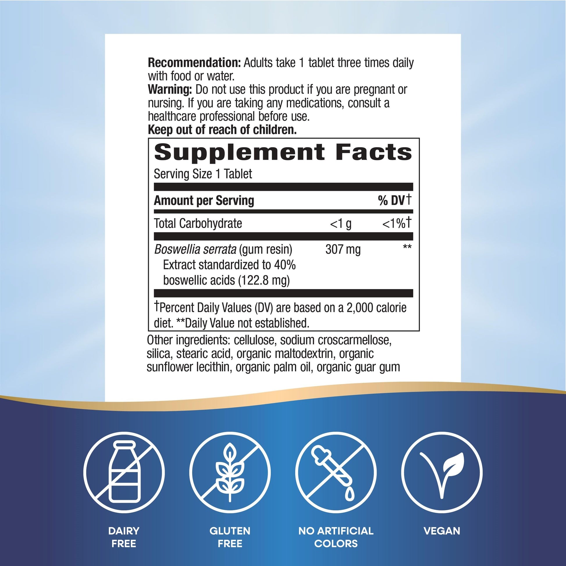 Nature's Way Boswellia Premium Extract, Supports Joint Mobility*, 307 mg Boswellia serrata Extract per Serving, Frankincense Supplement, Gluten Free & Vegan - 60 Tablets (Packaging May Vary) - 2 Pack Nature's Way buy supplements canada