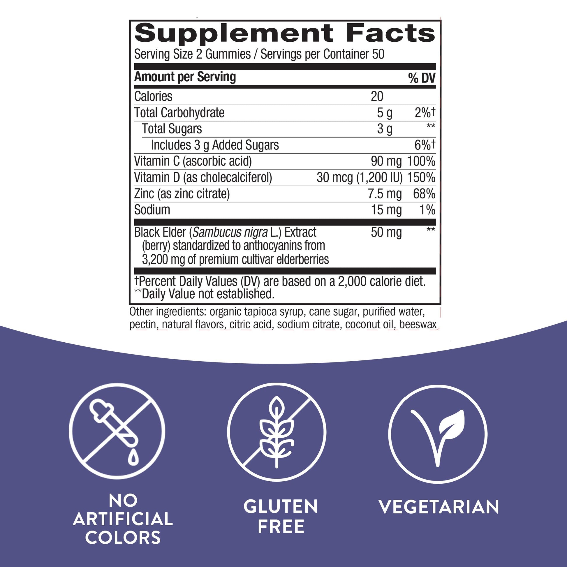 Nature's Way Sambucus Elderberry Gummies - Immune Support Supplement for Kids Nature's Way buy supplements canada