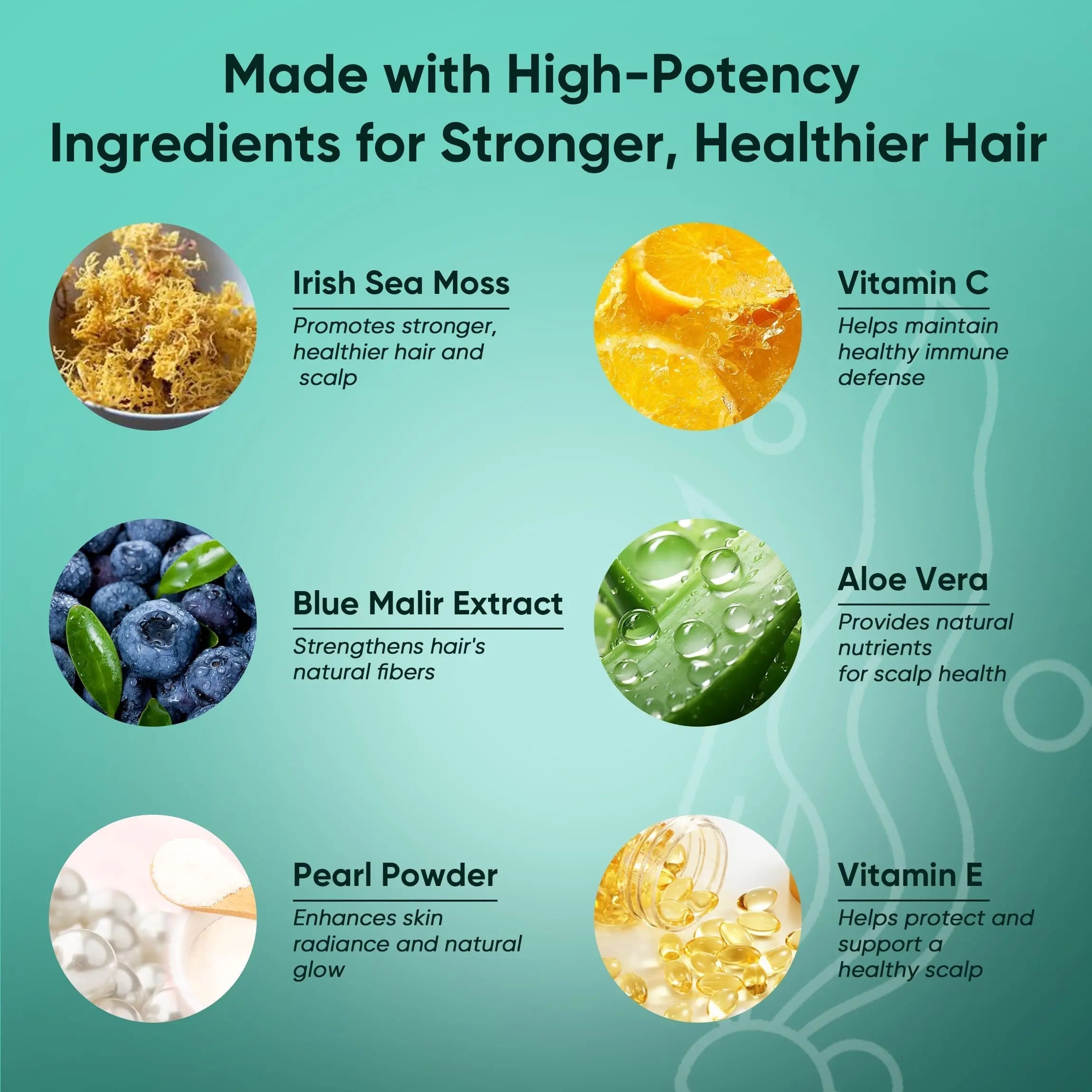 Neonomicon Balmbare Revive Gummies for Hair Loss - Sea Moss Gummies with Vitamin C, Vitamin E, Aloe Vera, Pearl Powder Supports Faster Hair Growth Neonomicon buy supplements canada