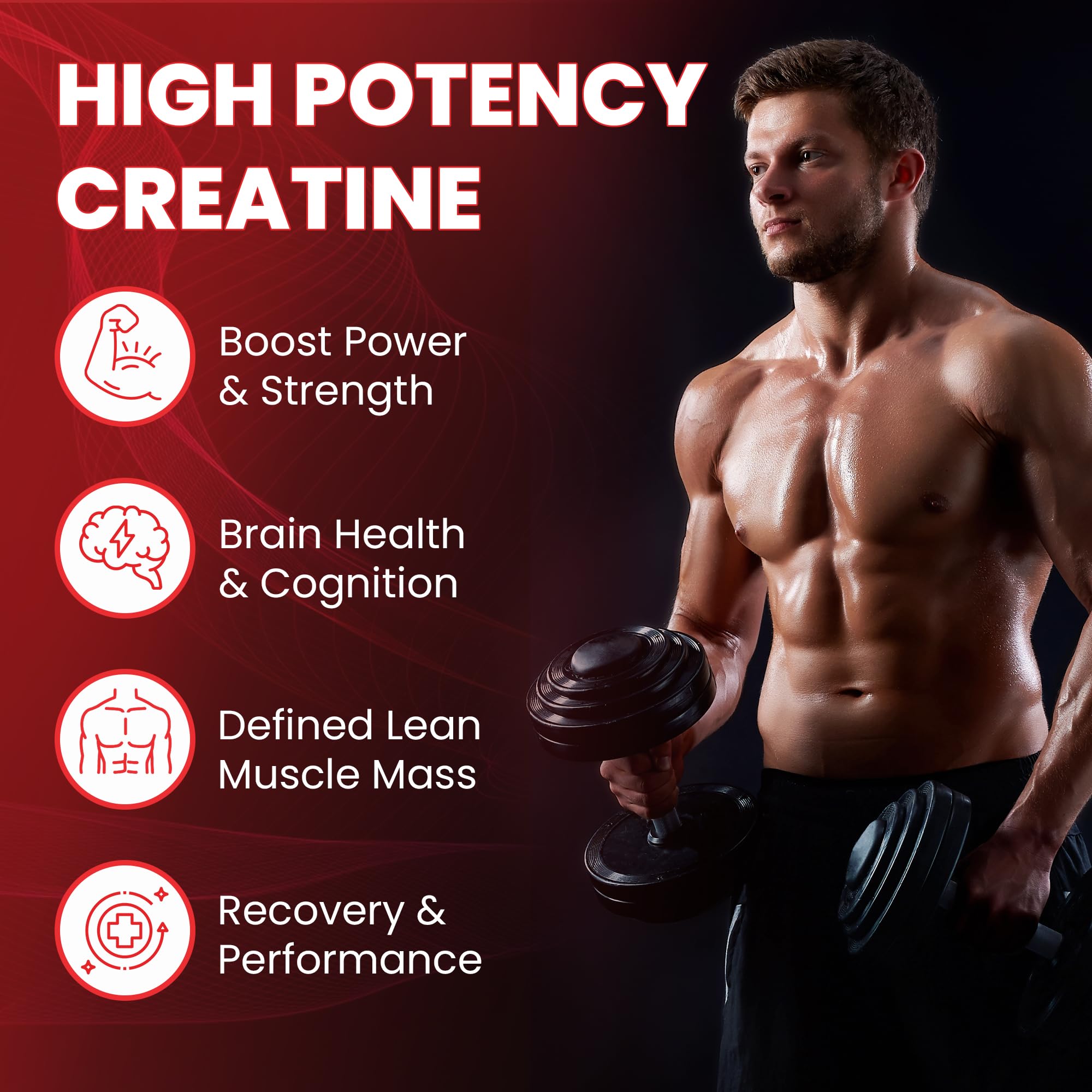 Creatine Monohydrate 5000mg Gummies, Pre-Workout 5g Creatine Gummy Supplement for Men & Women: Muscle Builder & Energy Boost, Sugar Free, Vegan, Strawberry Flavor, (120 Count) Made in USA Nature's Evergreen buy supplements canada