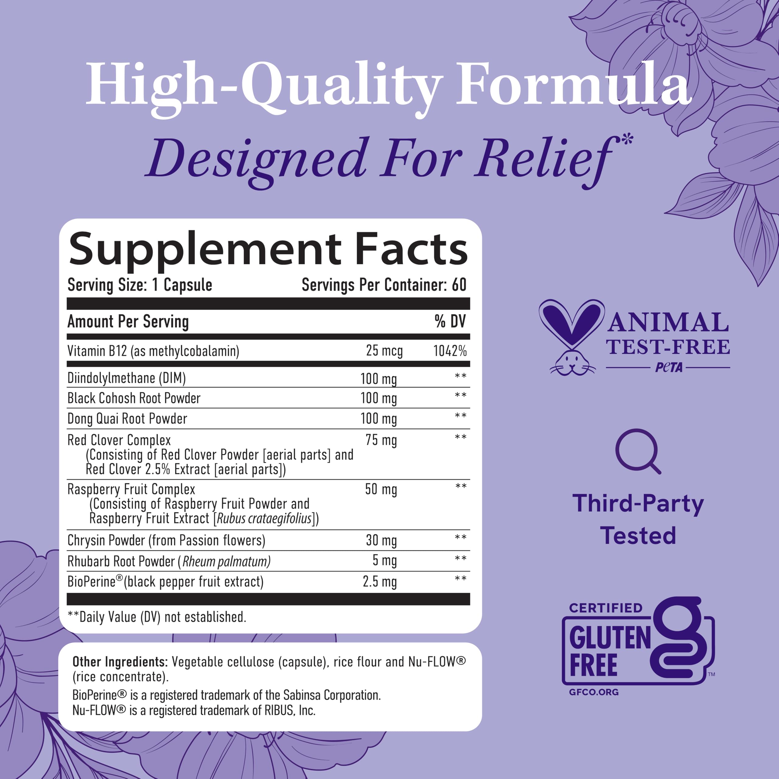 Menopause Supplements for Women Hot Flashes & Night Sweats | Hormone Balance, Menopause Relief for Women & Perimenopause Support | With Black Cohosh, DIM & Red Clover | 60 Ct (2 Month Supply) SMNutrition buy supplements canada