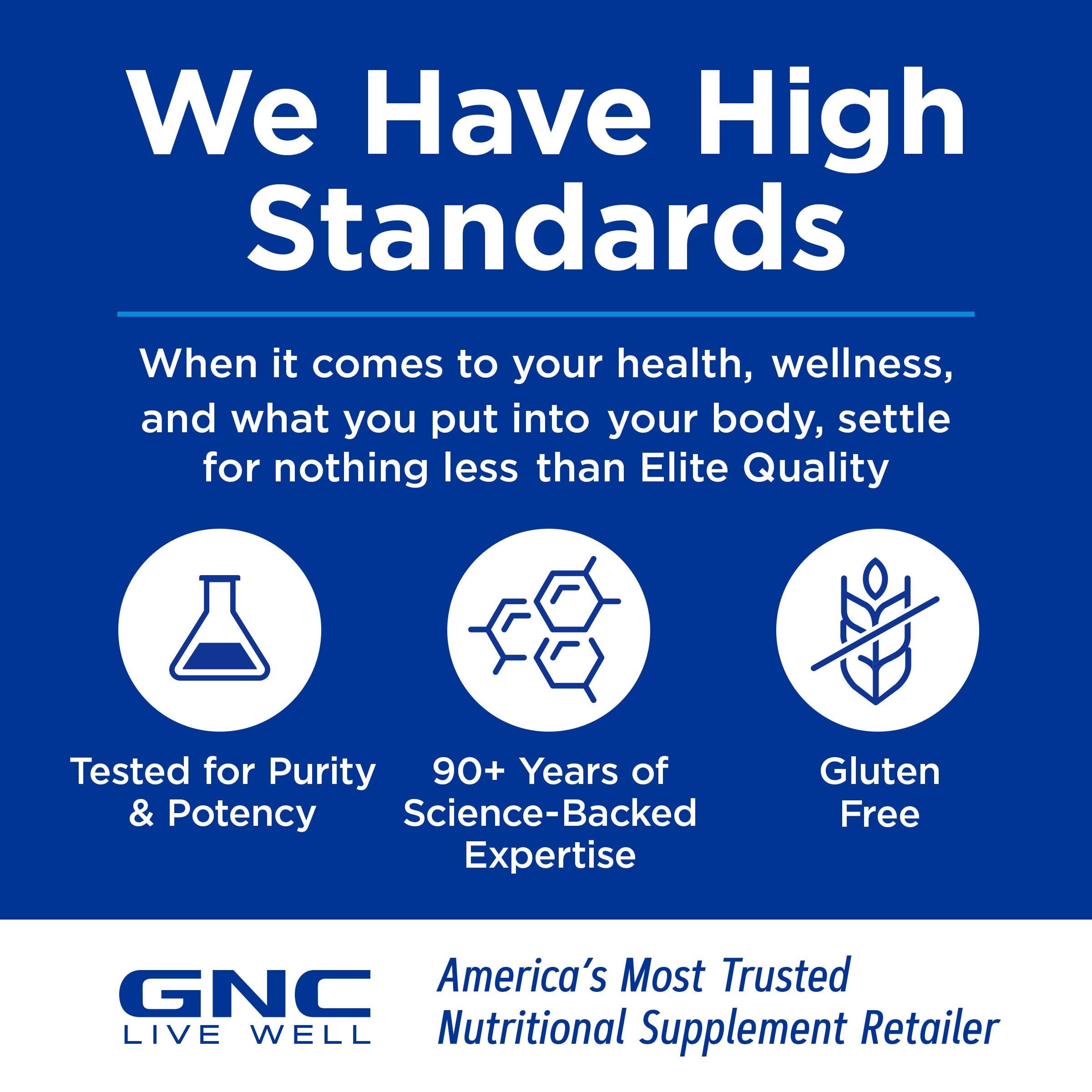 GNC Preventive Nutrition NMN, 150 mg, NAD+ Booster Supplement for Cellular Energy & DNA Repair, Anti-Aging Support, 60 Capsules, Gluten Free, 60 svg GNC buy supplements canada