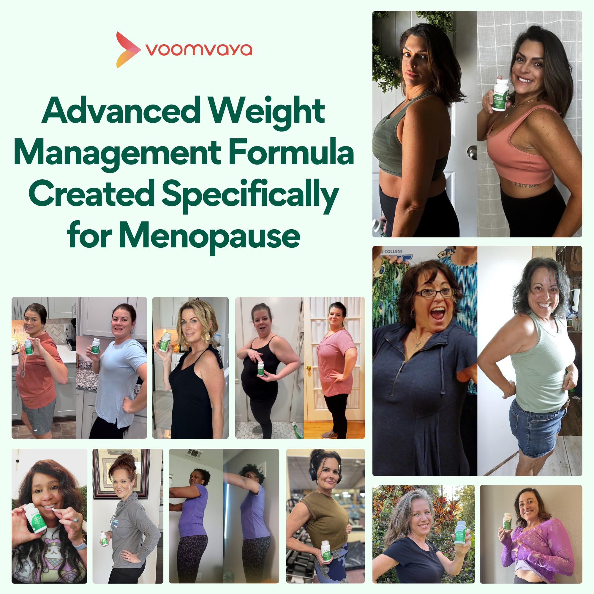 VoomVaya MenoSlim Advanced Menopause Weight Loss for Women – Menopause & Perimenopause Supplement for Women – Supports Healthy Metabolism & Overall Wellness – 60 Capsules VoomVaya buy supplements canada