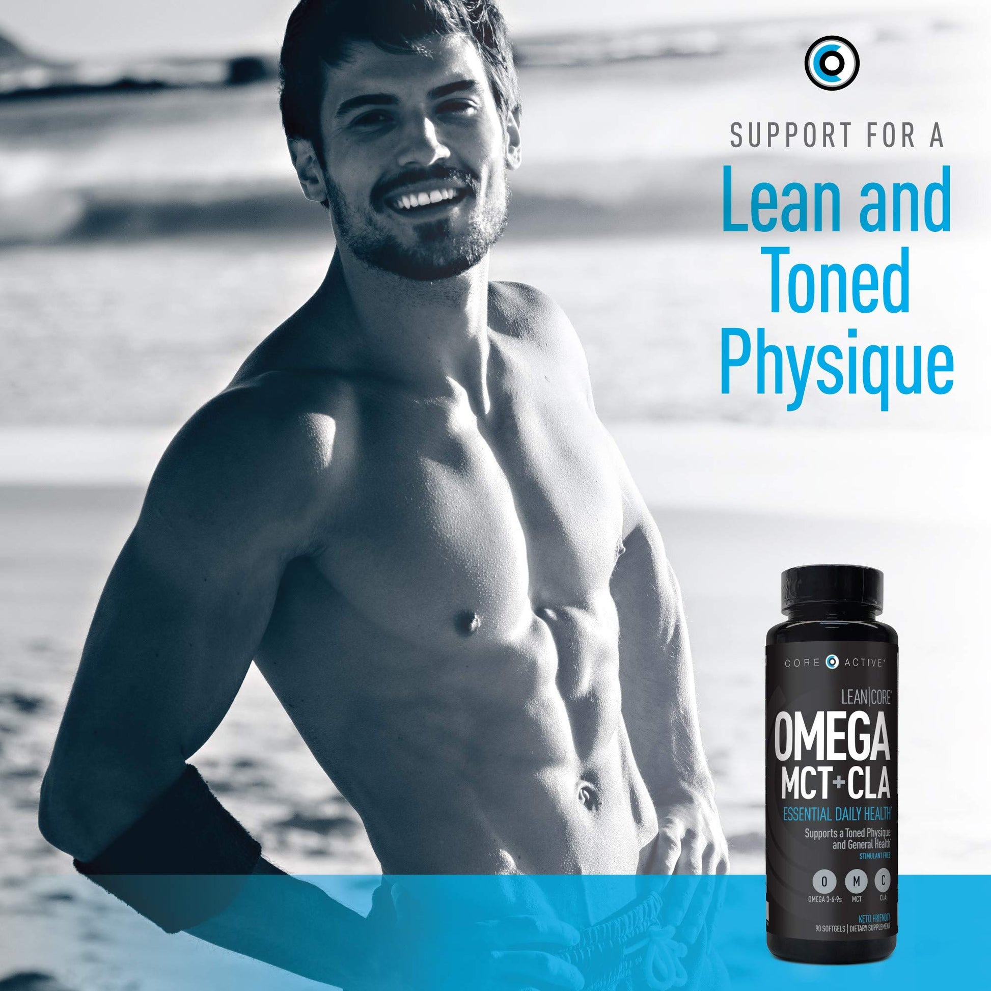 Lean CORE Omega MCT + CLA - Stimulant Free Health Formula, Lean Muscle & Toned (CORE)ACTIVE buy supplements canada
