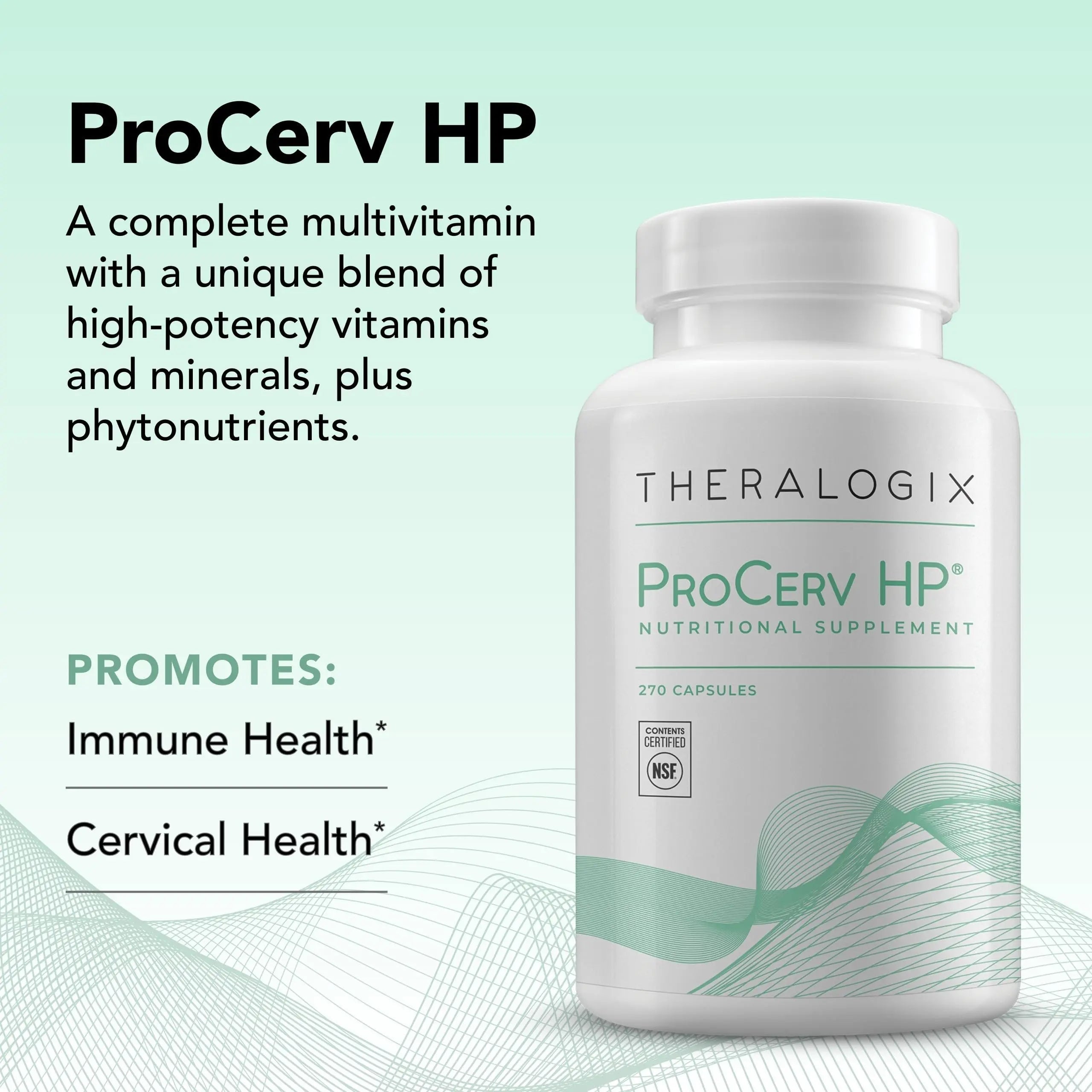 Theralogix ProCerv HP High-Potency Multivitamin - 90-Day Supply - Support for Women & Men - Immune Support Supplement Theralogix buy supplements canada