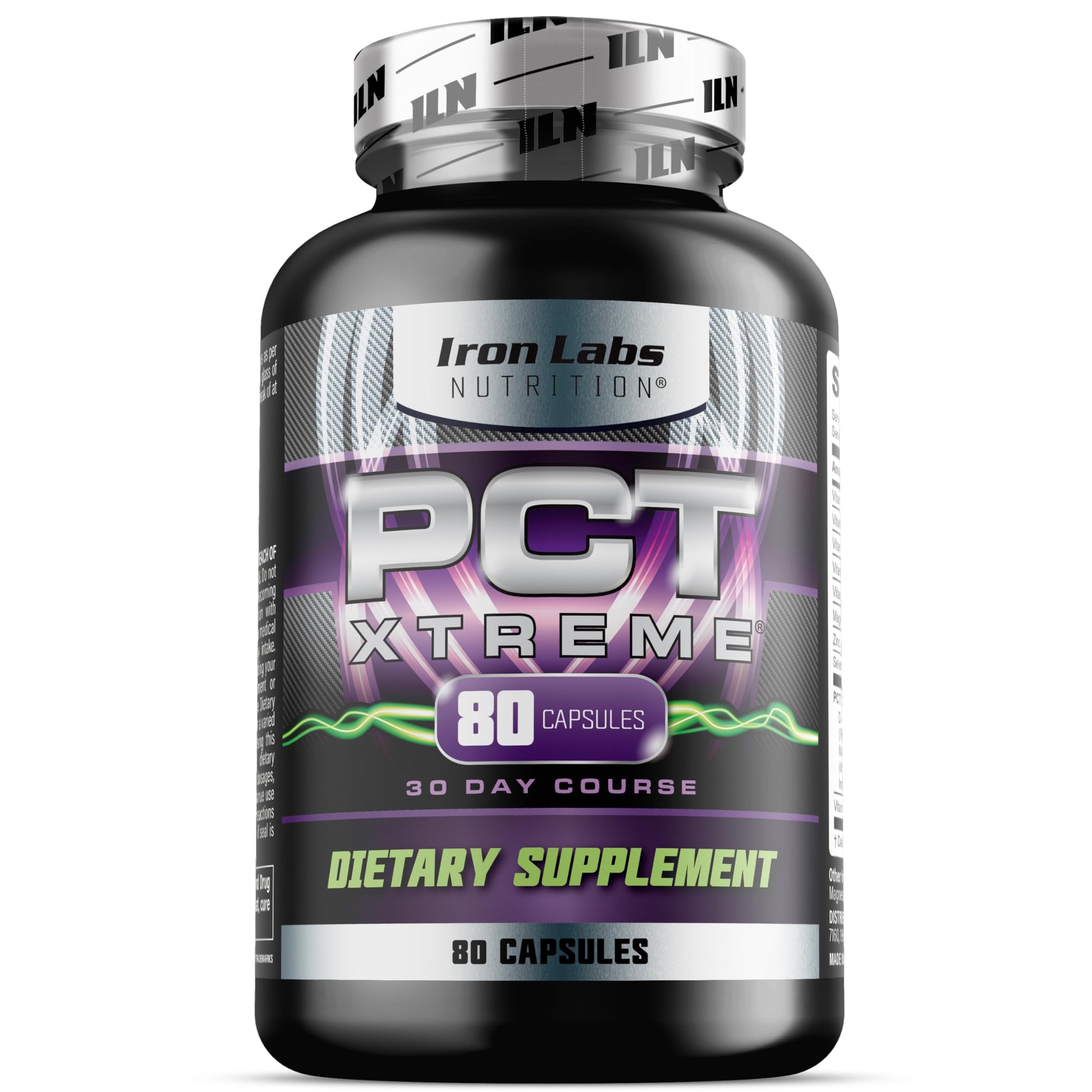 Iron Labs Nutrition PCT Xtreme - PCT Supplement for Men - 30 Day Course - Post Cycle Support Booster (80 Capsules) Iron Labs Nutrition buy supplements canada
