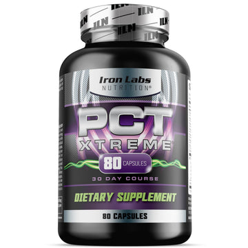 Iron Labs Nutrition PCT Xtreme - PCT Supplement for Men - 30 Day Course - Post Cycle Support Booster (80 Capsules) Iron Labs Nutrition buy supplements canada