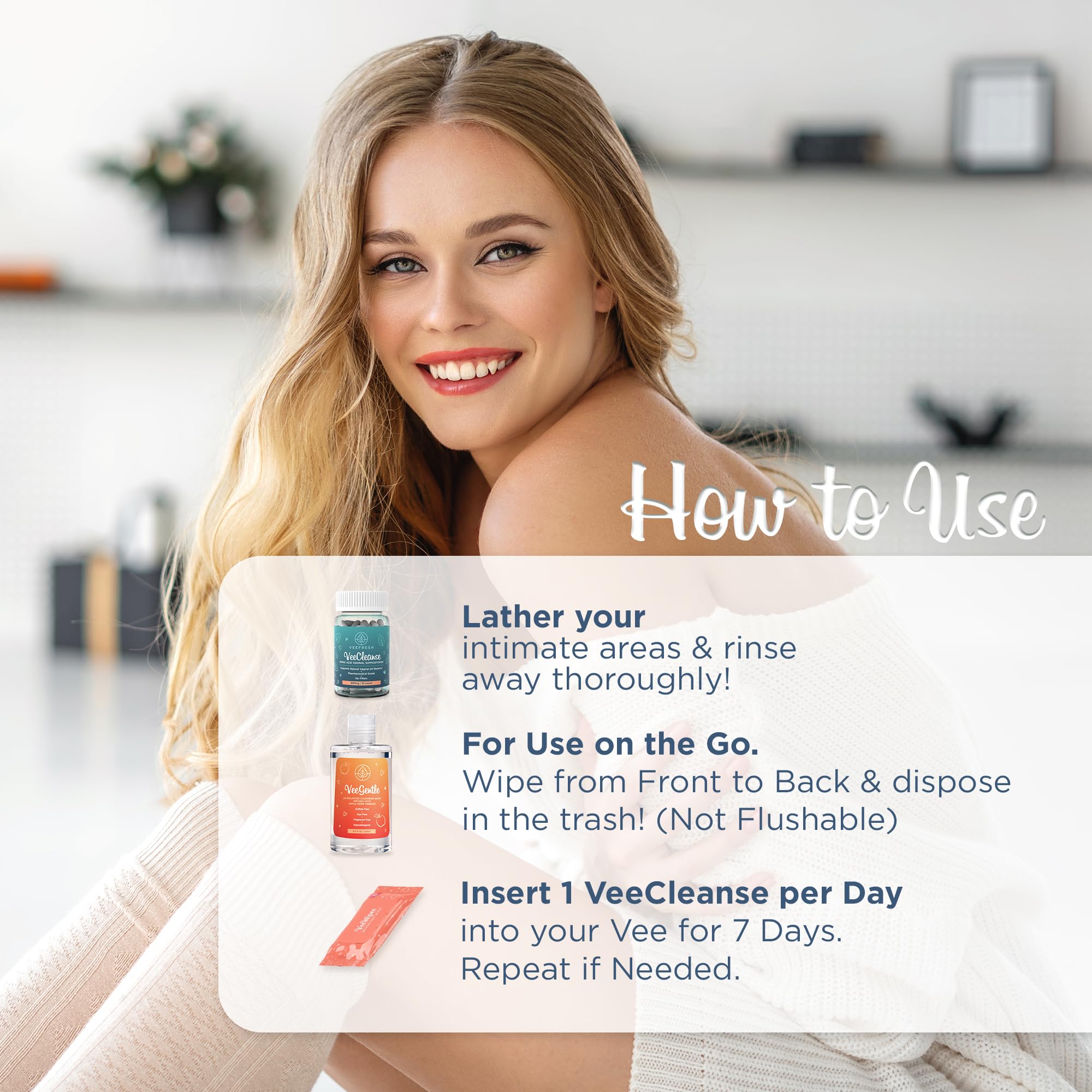 VeeFresh VeePower Bundle - A Convenient Feminine Care Bundle for Any-Time Freshness & Odor Control VeeFresh buy supplements canada