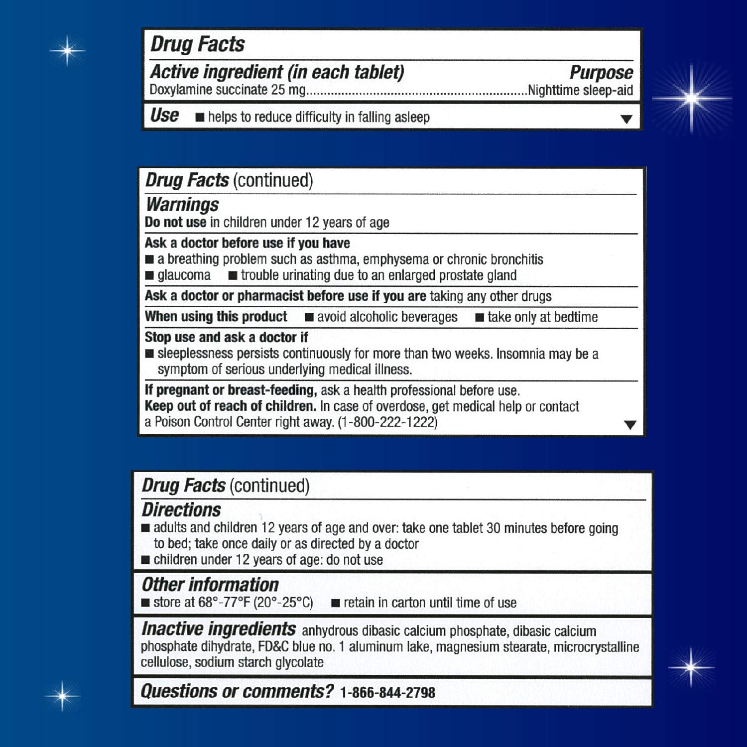 Unisom SleepTabs, Nighttime Sleep-aid, Doxylamine Succinate, 80 Tablets Unisom buy supplements canada