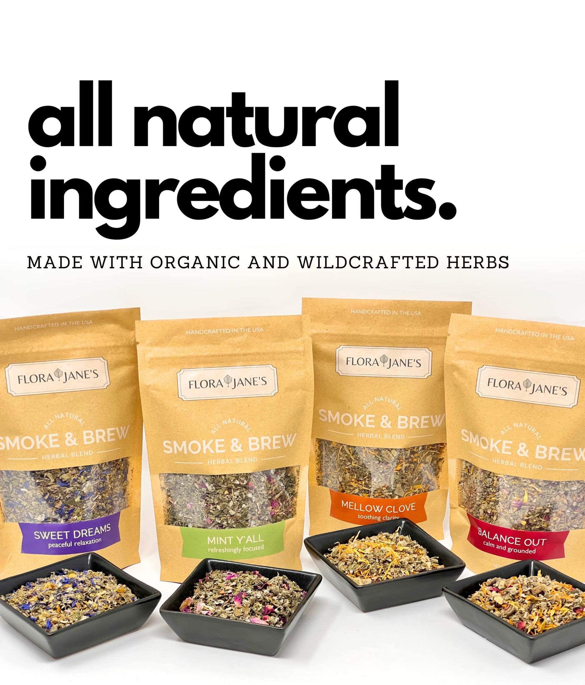 Smoke & Brew - Sweet Dreams Blend for Relaxation and Sleep - Caffiene Free Tea and Smoke Blend Flora Jane's buy supplements canada