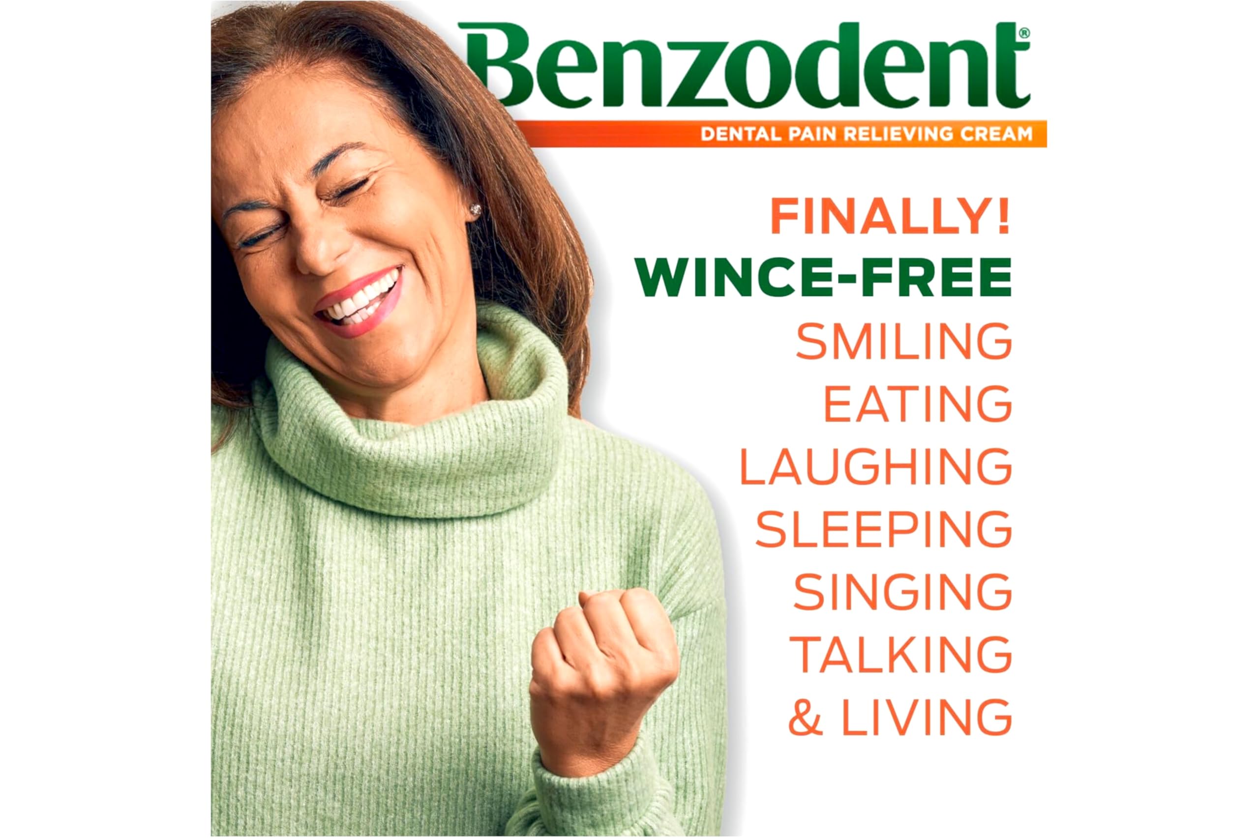 Benzodent Dental Pain Relieving Cream, 1 Ounce - Pack of 3 Benzodent buy supplements canada