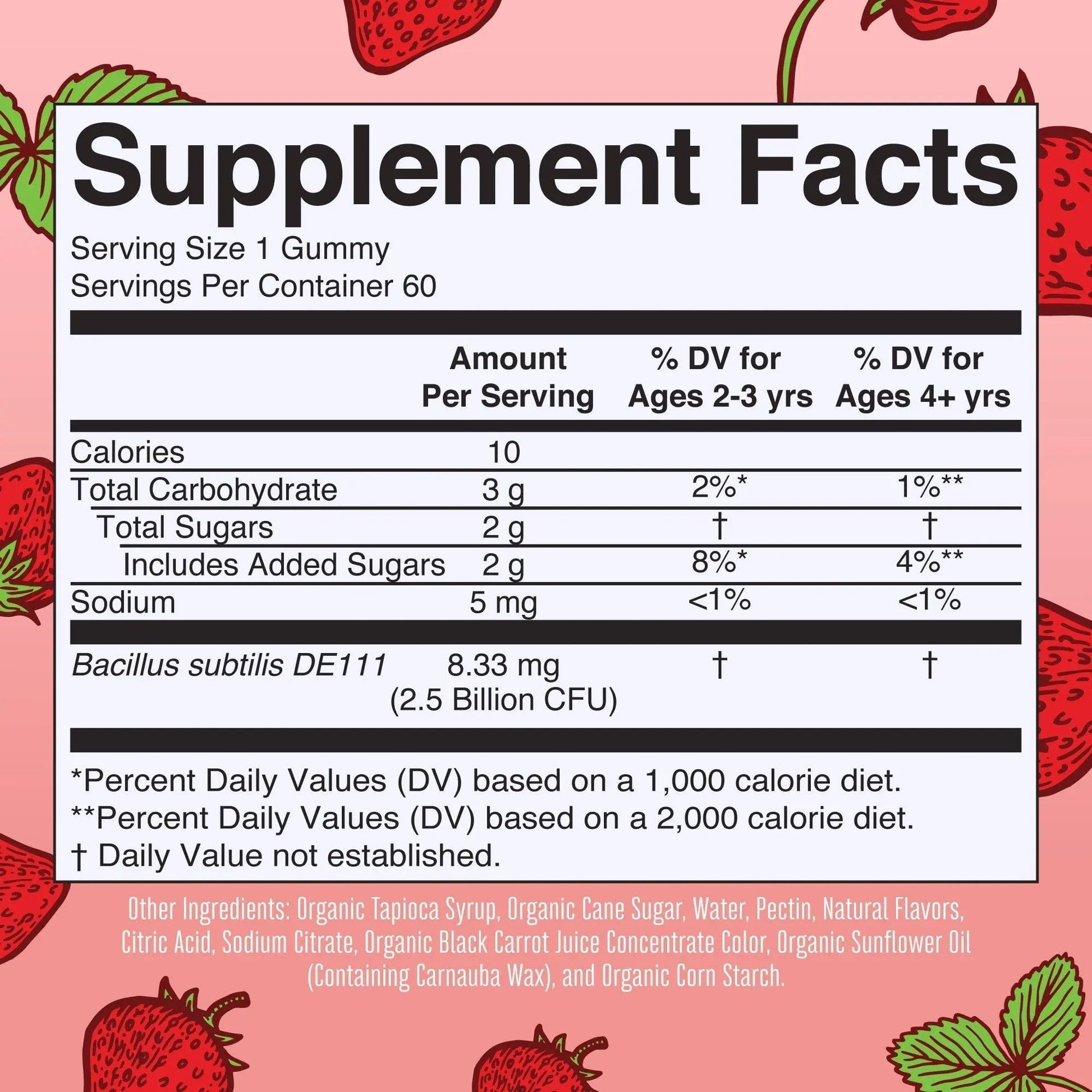 MaryRuth Organics Multivitamin and Probiotic Gummies (Strawberry) for Kids | Clean Label Project Verified® | Vitamins for Gut Health MARYRUTH'S buy supplements canada