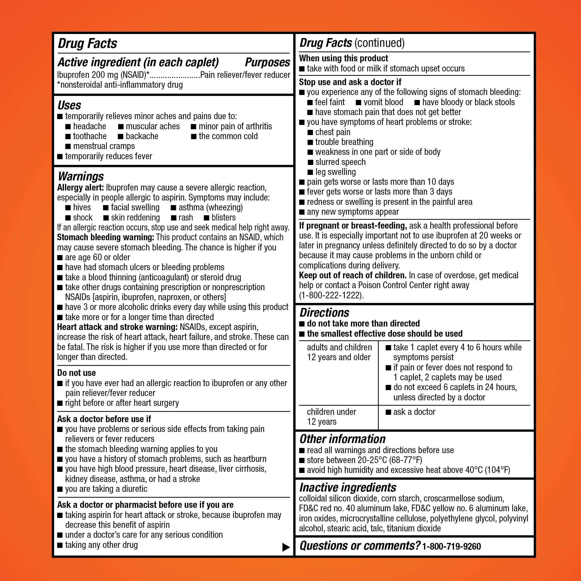 Amazon Basic Care Ibuprofen Tablets, 200 mg, Pain Reliever/Fever Reducer for Headache, Backache, Menstrual Pain and Body Aches, 100 Count Amazon Basic Care buy supplements canada