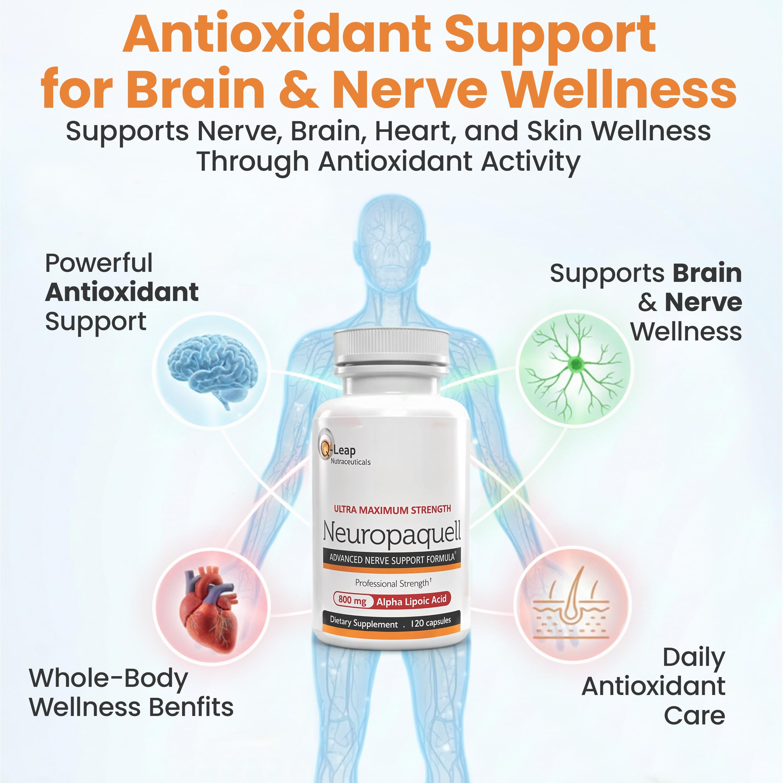 Platinum Health Alpha Lipoic Acid for Neuropathy Nerve Pain Support, Supplement, B Vitamins, L Arginine, All Natural Maximum Strength Neuropaquell for Discomfort in Feet, Hand, Toes,120 Capsules,800mg Platinum Health buy supplements canada