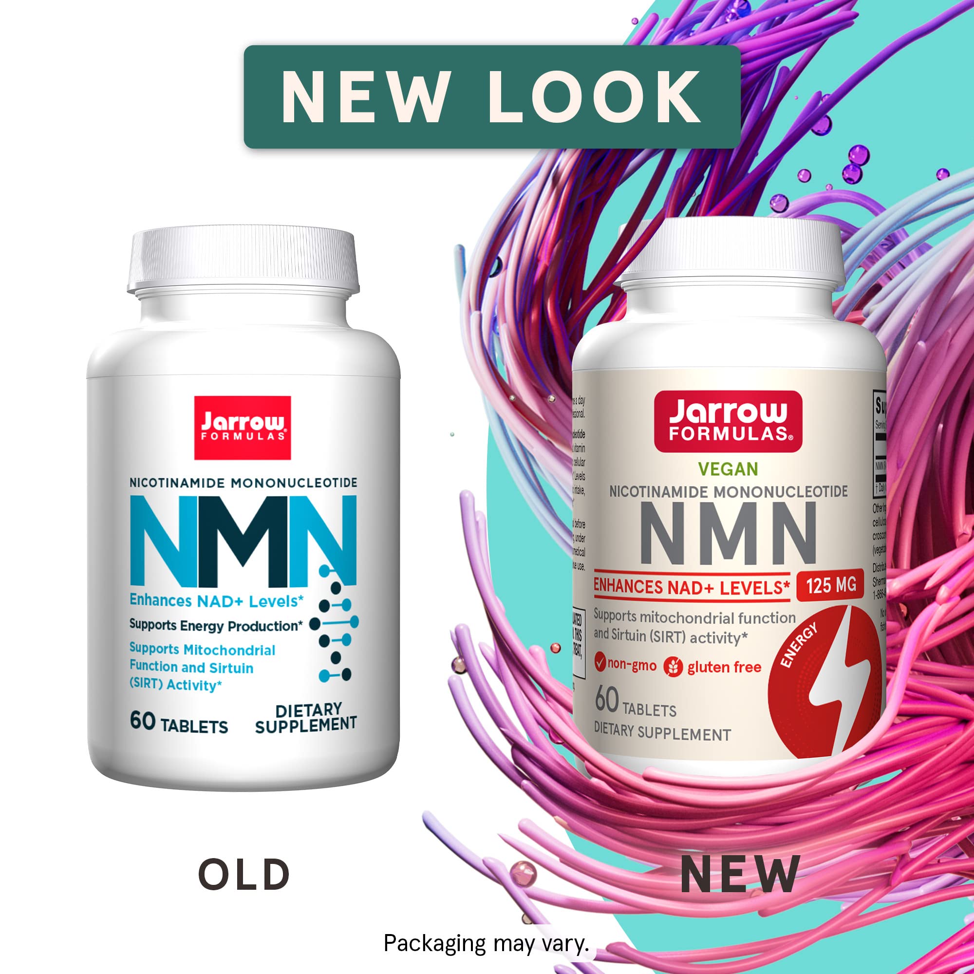 Jarrow Formulas Nicotinamide Mononucleotide (NMN) - 60 Tablets - Supports Energy Production - Dietary Supplement - Vegan, Gluten Free, Non-GMO - 60 Servings (Packaging May Vary) Jarrow Formulas buy supplements canada