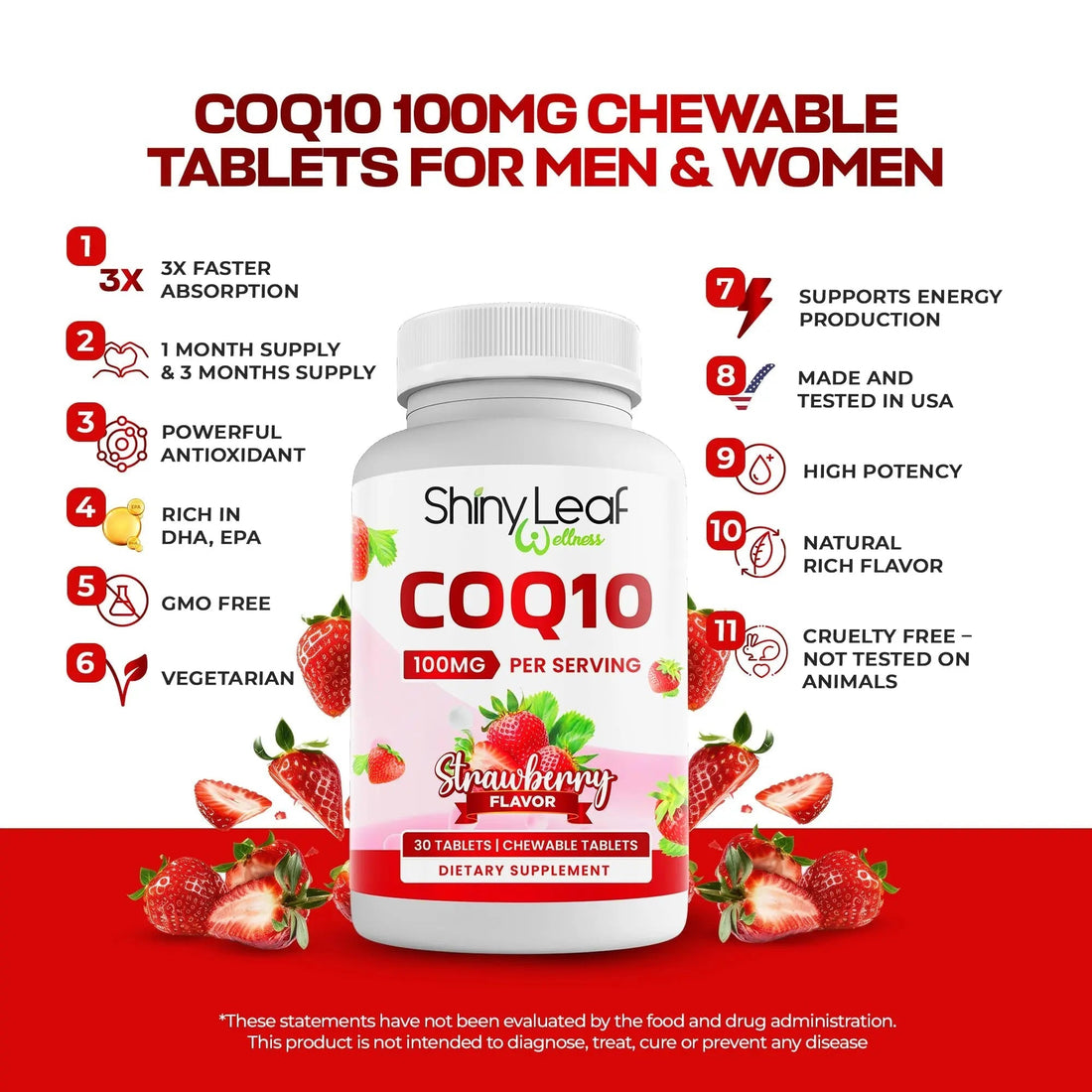 Bariatric Multivitamin with Iron One Capsule Per Day and CoQ10 100mg Supplement for Brain Health and Energy Management Shiny Leaf buy supplements canada