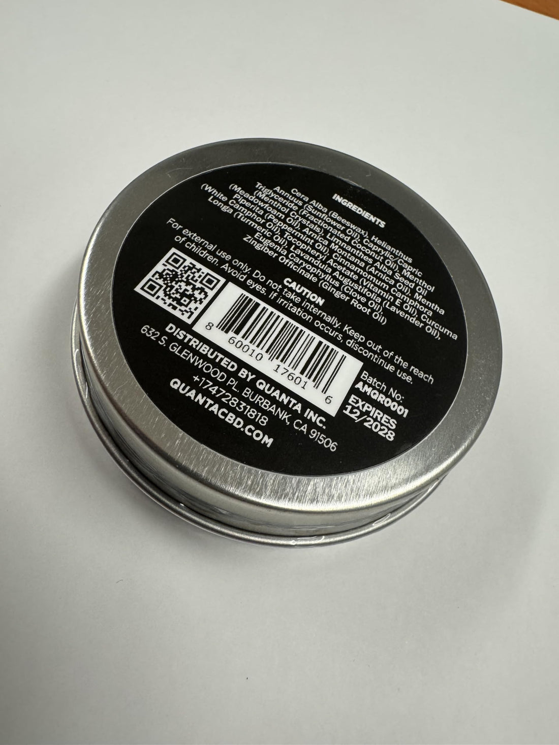 Quanta Muscle Rub - Coconut Oil, Vitamin E, Arnica, Ginger Root, Turmeric & Lavender – 1 oz Quanta buy supplements canada