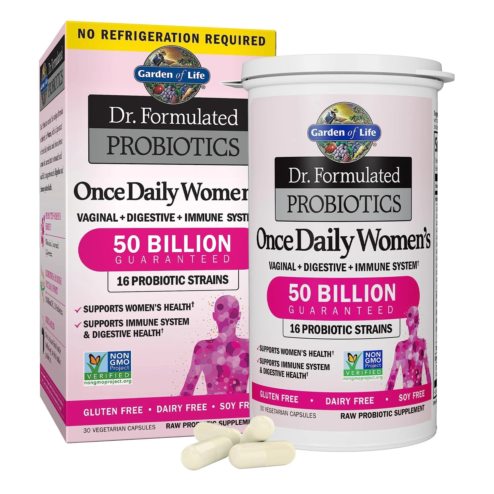 Garden of Life Multivitamin Family Formula 120 Capsules & Dr Formulated Probiotics for Women 30 Capsules Bundle Garden of Life buy supplements canada