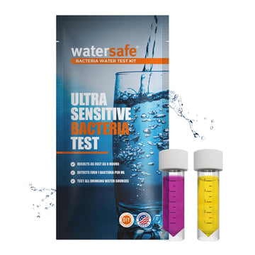 Watersafe® Bacteria Water Test Kit – USA-Made – Results as Fast as 6 Hours – Detects Coliform (Inc. E. coli) & Non-Coliform Bacteria in Drinking, Well & Tap Water – Lab-Quality Testing – 1 Pack Watersafe buy supplements canada