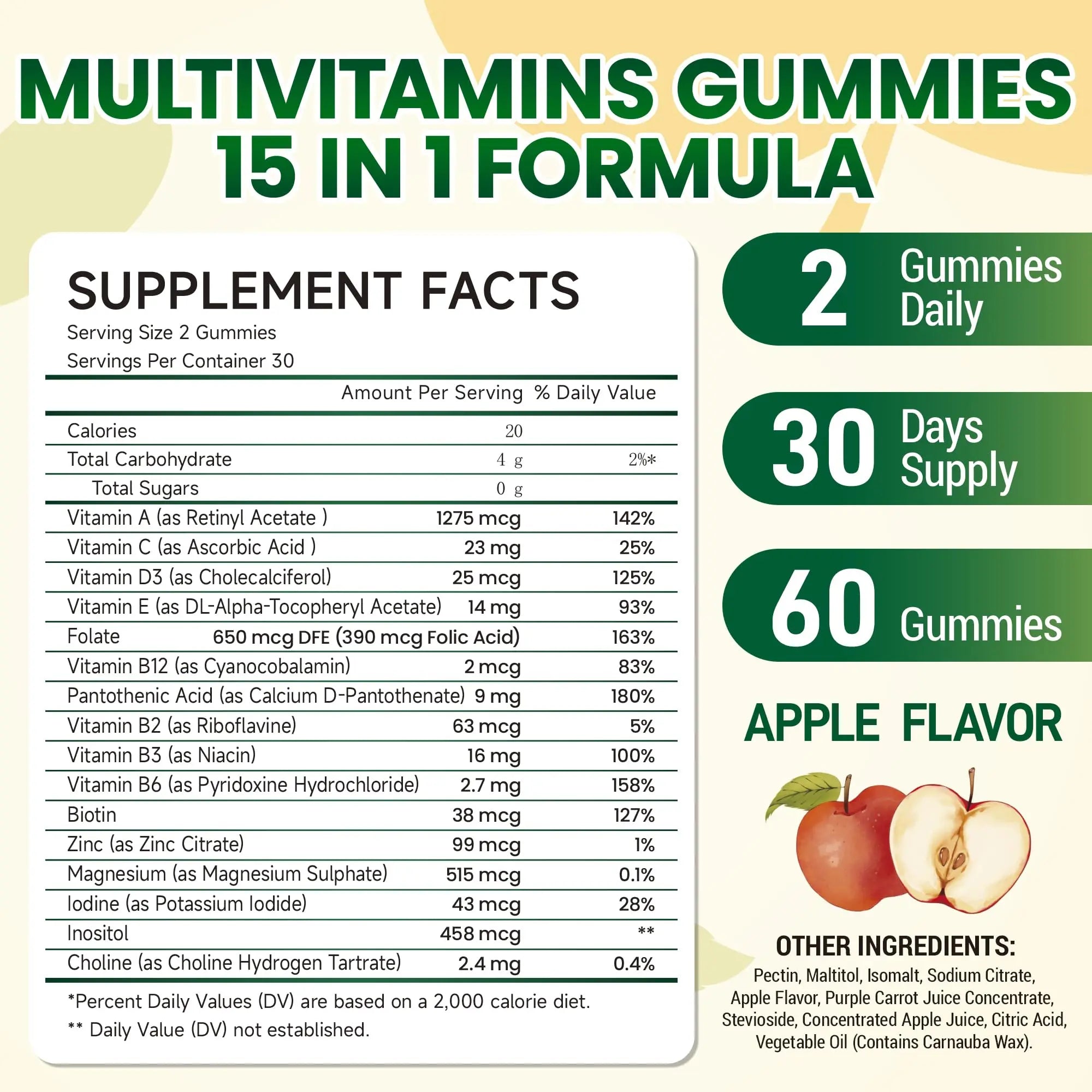 I LOVE HEALTH® 15-in-1 Multivitamin Gummies for Adults & Kids - Enhanced Formula with Vitamin A, C, D3, E, B12, Zinc, Magnesium & More I LOVE HEALTH buy supplements canada