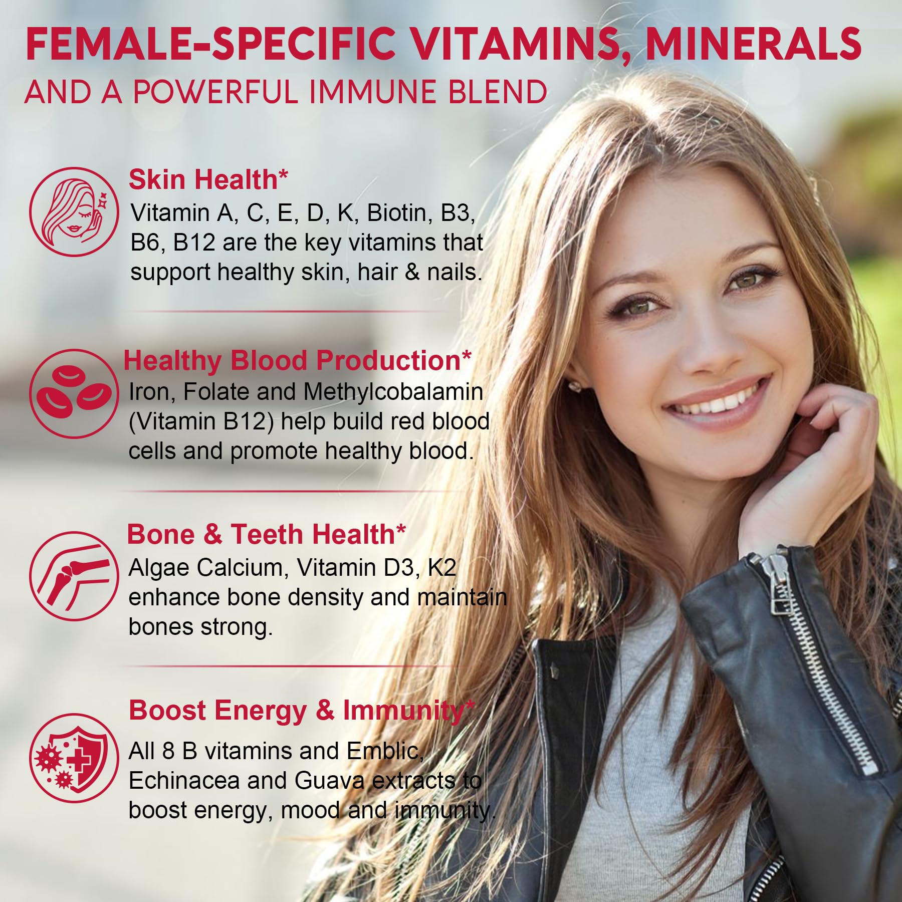 Methylated Multivitamin for Women Gummies, Calcium, D3 K2, Methylfolate & B12, Inositol, Daily Vitamin A C E, B Complex, Biotin, Zinc Nextdia buy supplements canada