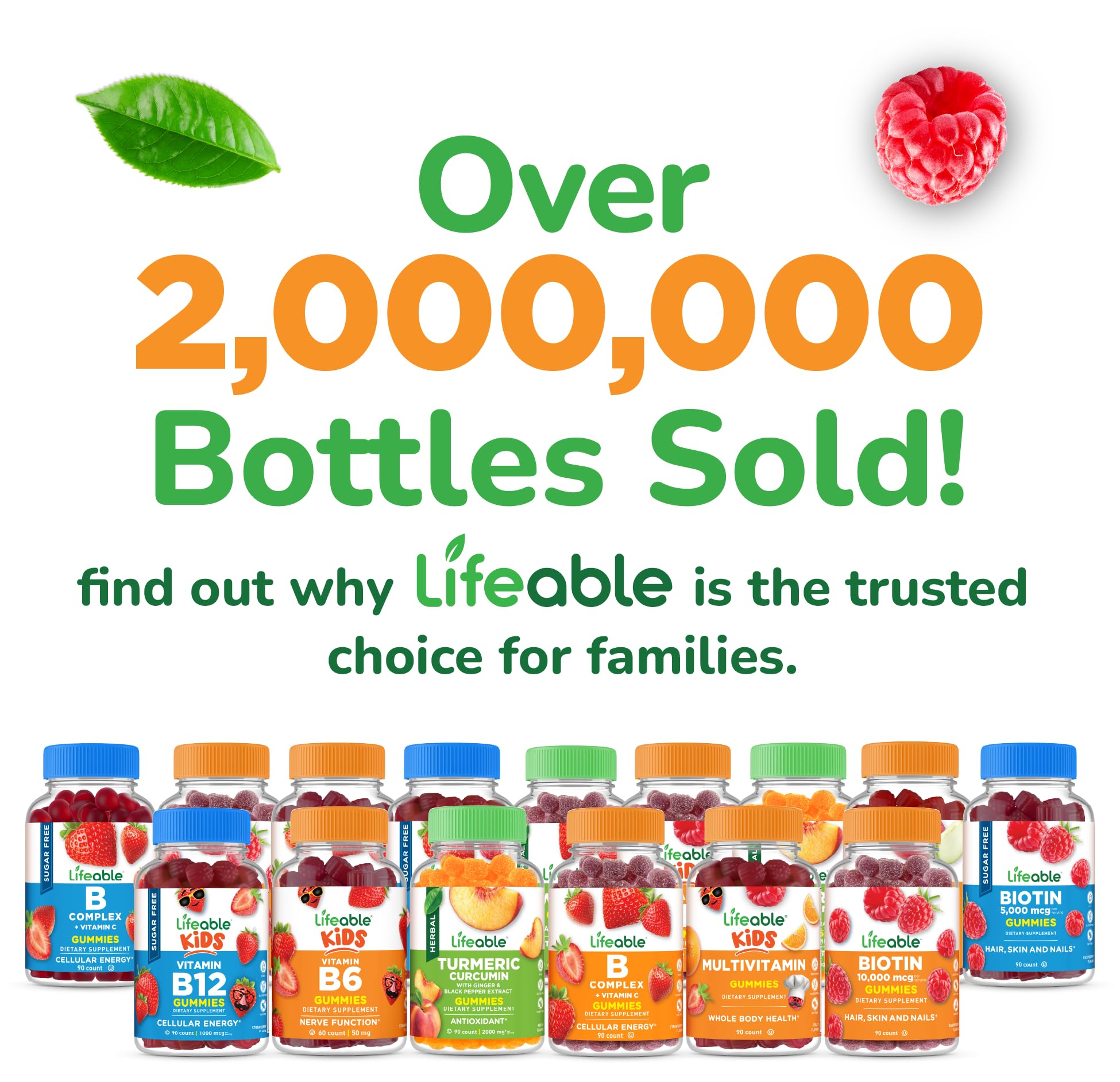Lifeable Stress Aid Gummies for Teens | with Lemon Balm, GABA and L Theanine Supplements | Vegan Non GMO Mood Support Supplement | Great Tasing Stress Vitamins | L-Theanine for Teen | 90 Gummies Lifeable buy supplements canada