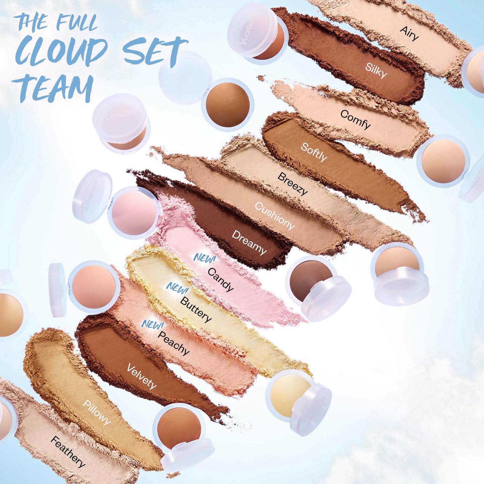 Kosas Cloud Set Pressed Setting Powder – Translucent Shine Control Face Powder, Soft Matte Finish, Breezy (Sheer Light) Kosas buy supplements canada