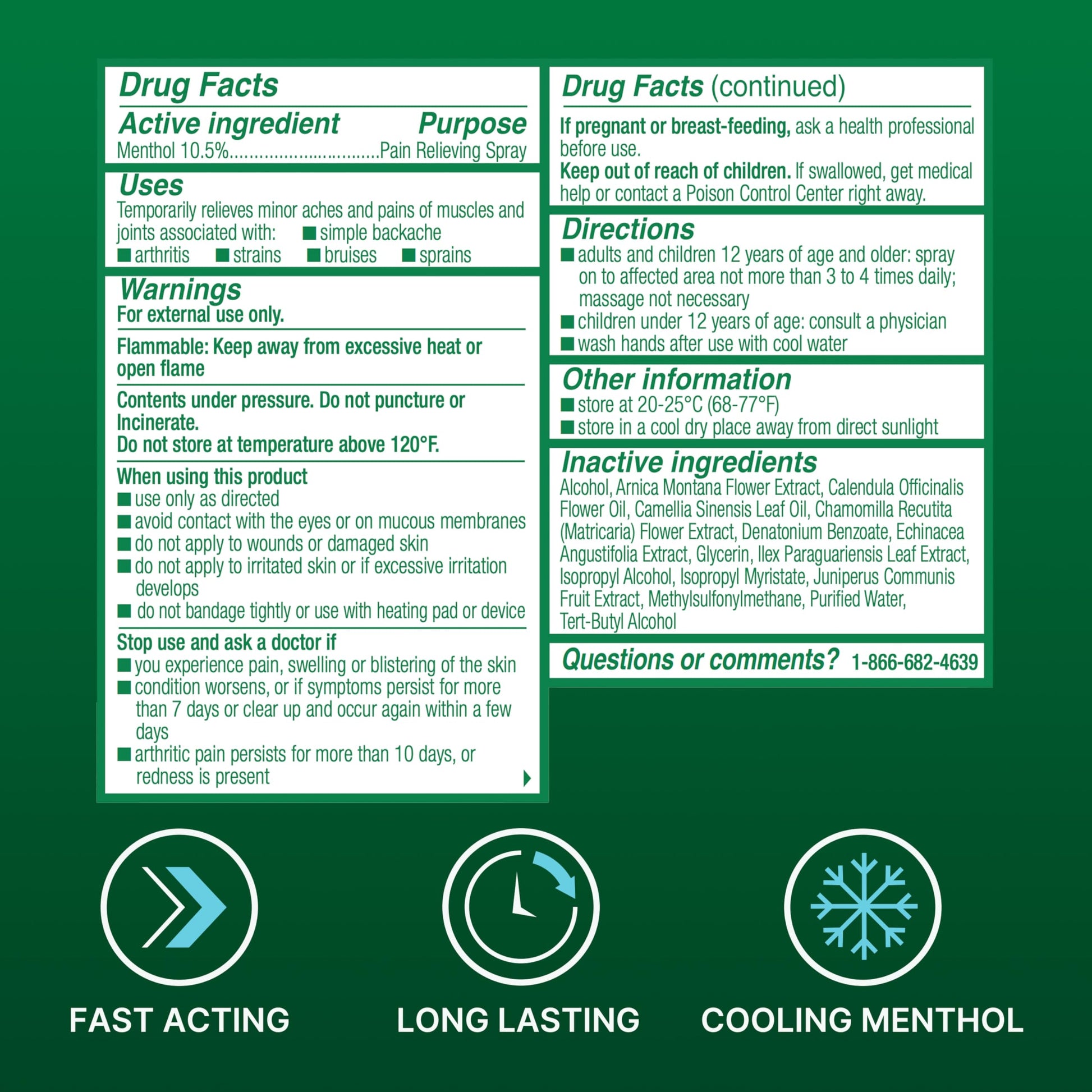 Biofreeze Menthol Pain Relieving Spray 3 FL OZ Colorless Aerosol Spray for Pain Relief Associated with Sore Muscles, Arthritis, Simple Backaches, and Joint Pain (Packaging May Vary) Biofreeze buy supplements canada