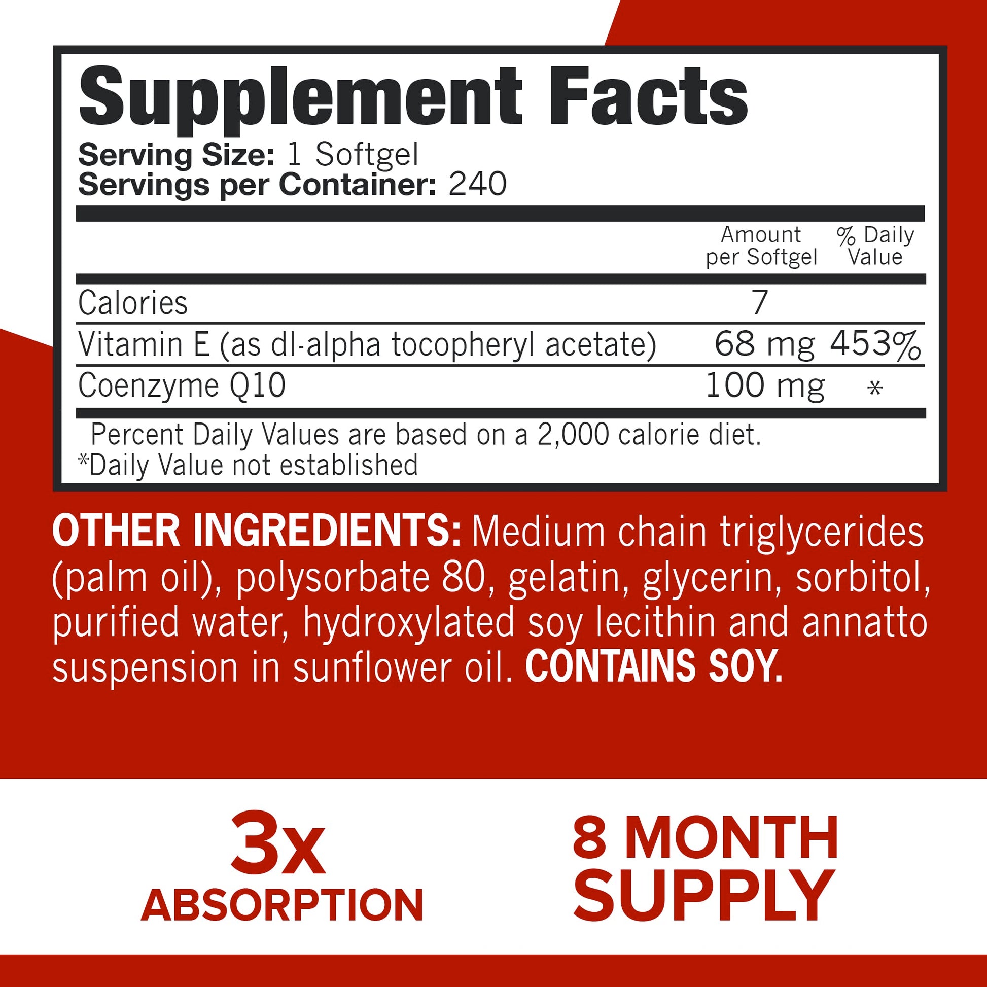 Qunol CoQ10 100mg Softgels Ultra 3X Better Absorption Coenzyme Q10 - Antioxidant Qunol buy supplements canada