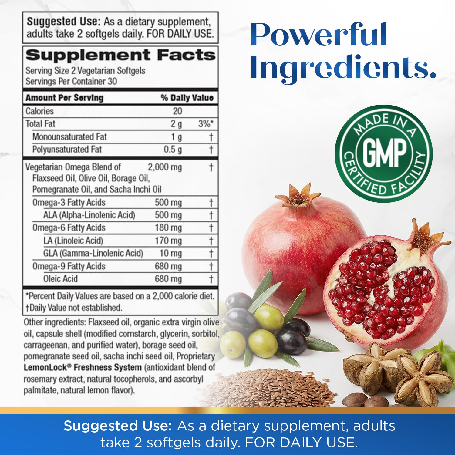 Purity Products Omega 3-6-9 Vegan and Vegetarian Formula - “5 in 1” Essential Fatty Acid Complex - Scientifically Formulated Plant-Based Omega 3 6 9 Purity Products buy supplements canada