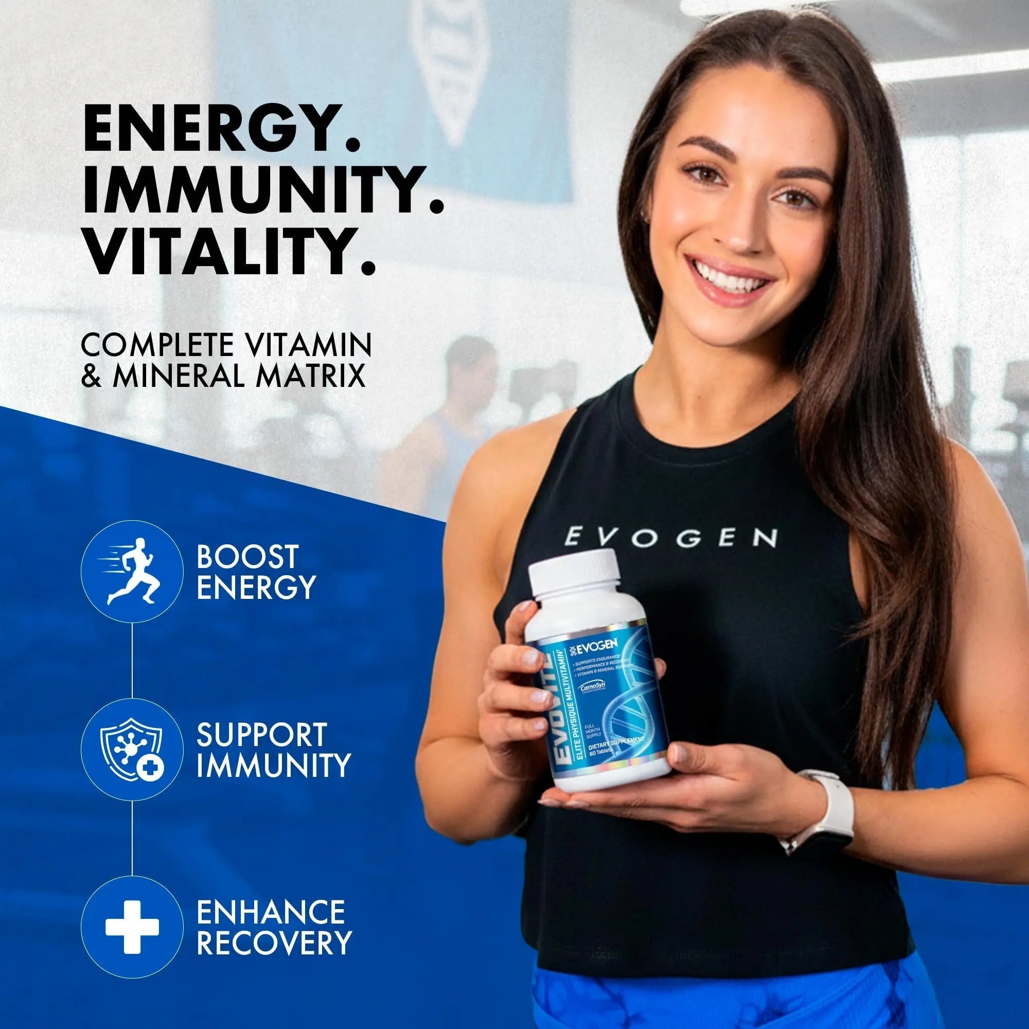 Evogen Evovite - Elite Physique Multivitamin for Women & Men | Advanced Formula for Endurance, Recovery, & Joint Health | Evogen buy supplements canada