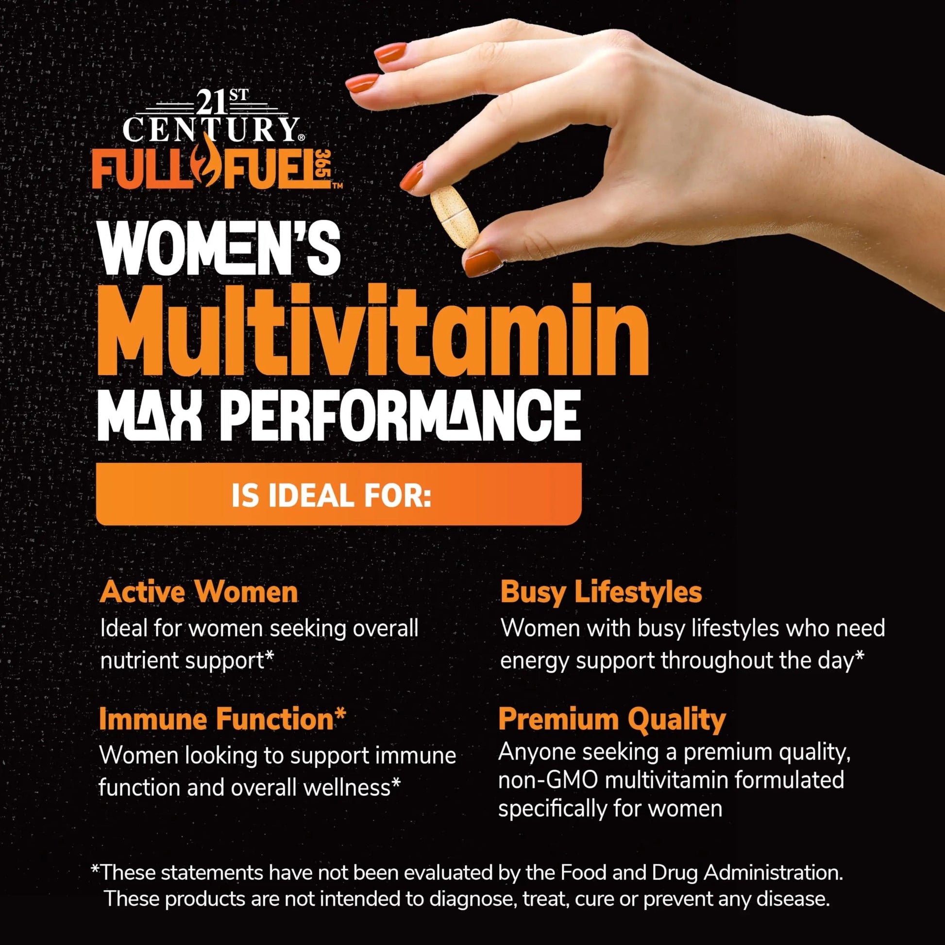 21st Century Full Fuel 365 Active Women’s Multivitamin, 120 Tablets, Daily Vitamins and Minerals for Energy, Muscle Support, Immune Health 21st Century buy supplements canada