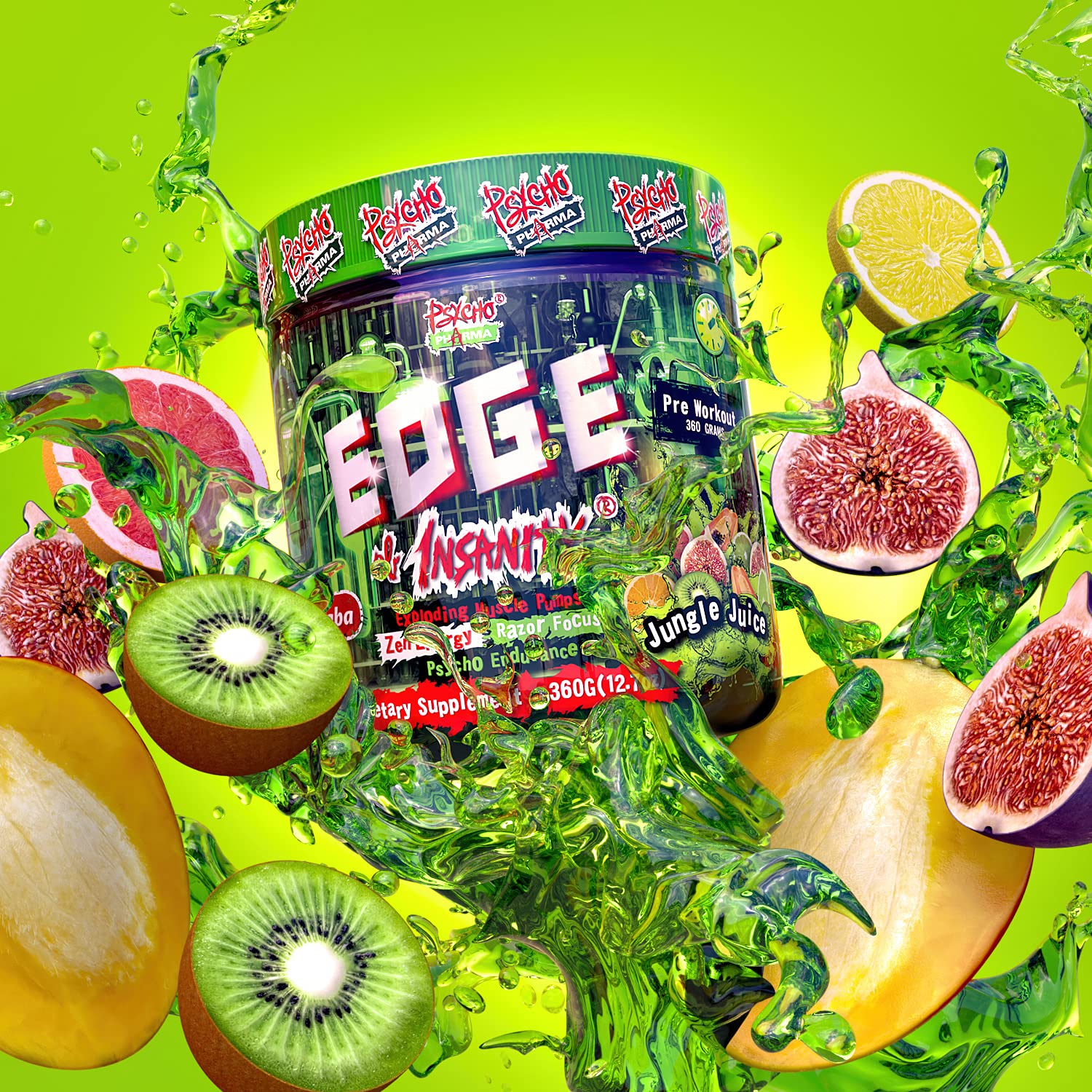 Psycho Pharma New Perfect Powders with Zengaba Energy Feel Good Focus #1 Strongest Psycho Pharma buy supplements canada