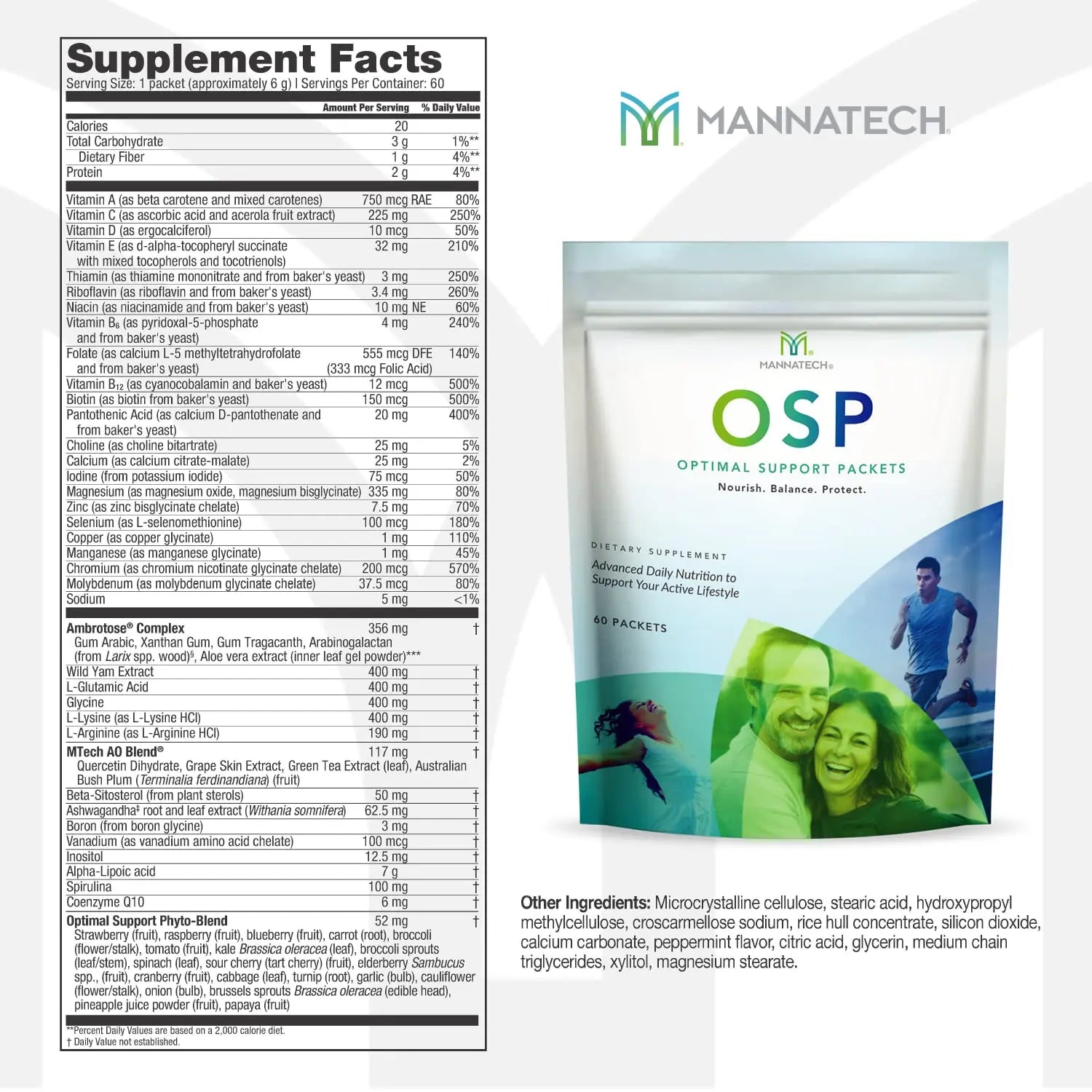 Mannatech More Than Just a Multivitamin, Optimal Support Packets Amazing Self-Care Benefits of OSP Daily Vitamins Mannatech buy supplements canada