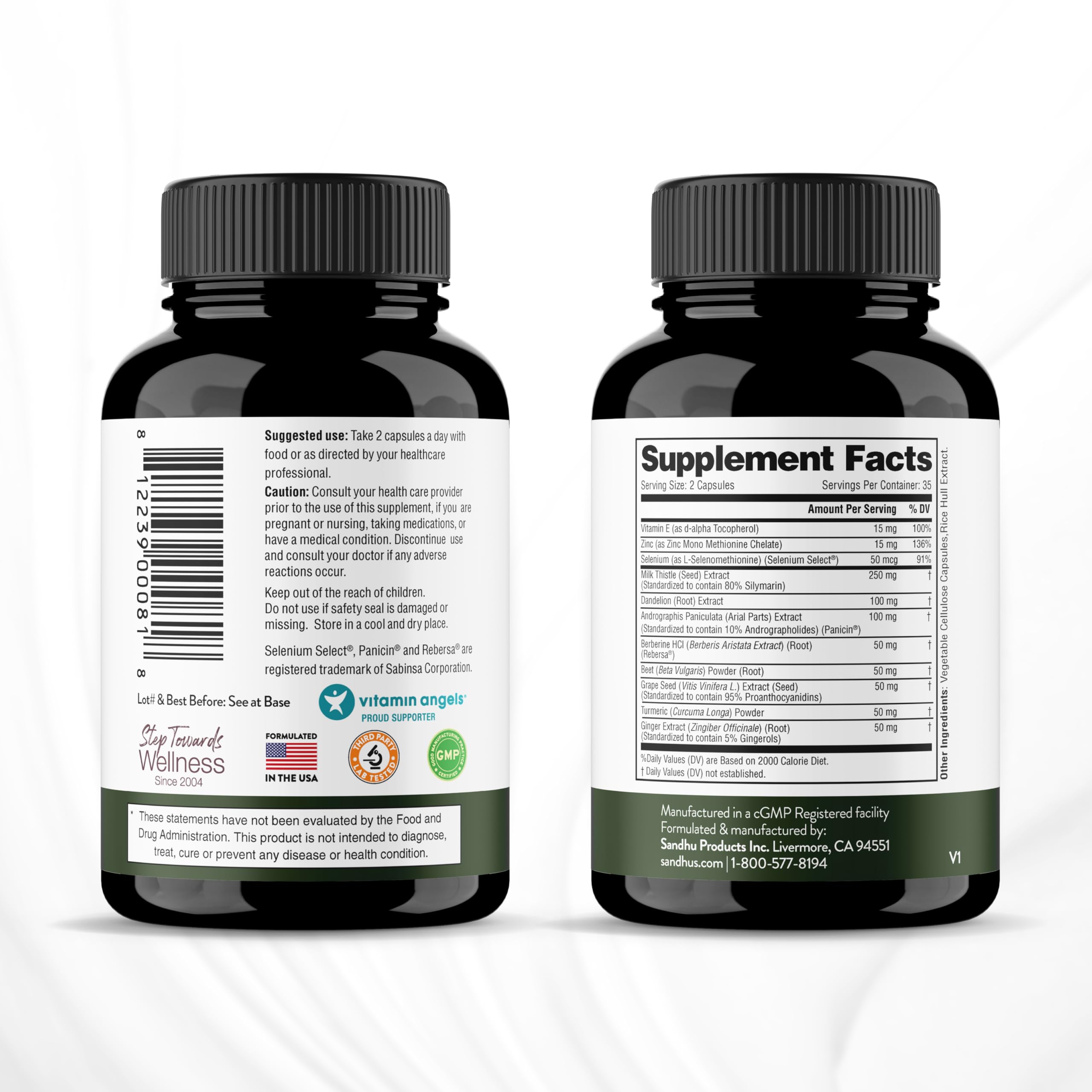 Sandhu's Liver Renew Cleanse Detox, Repair & Support |70 Capsules| 1 Month+ Supply Sandhu's buy supplements canada