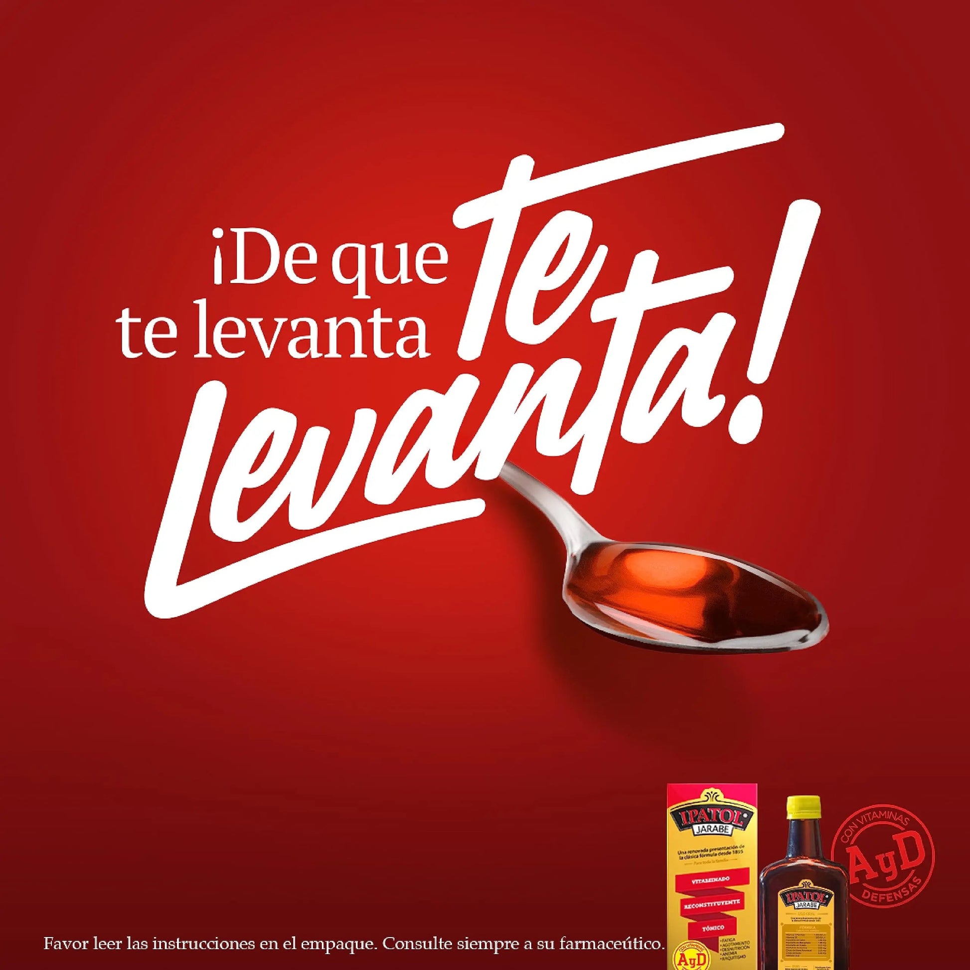 Ipatol, Multivitamin Supplement, Since 1895. Vitamin A, D, Calcium, Iron, Manganese, Sodium, Potassium. Suplemento multivitaminico, Desde 1895 Ipatol buy supplements canada