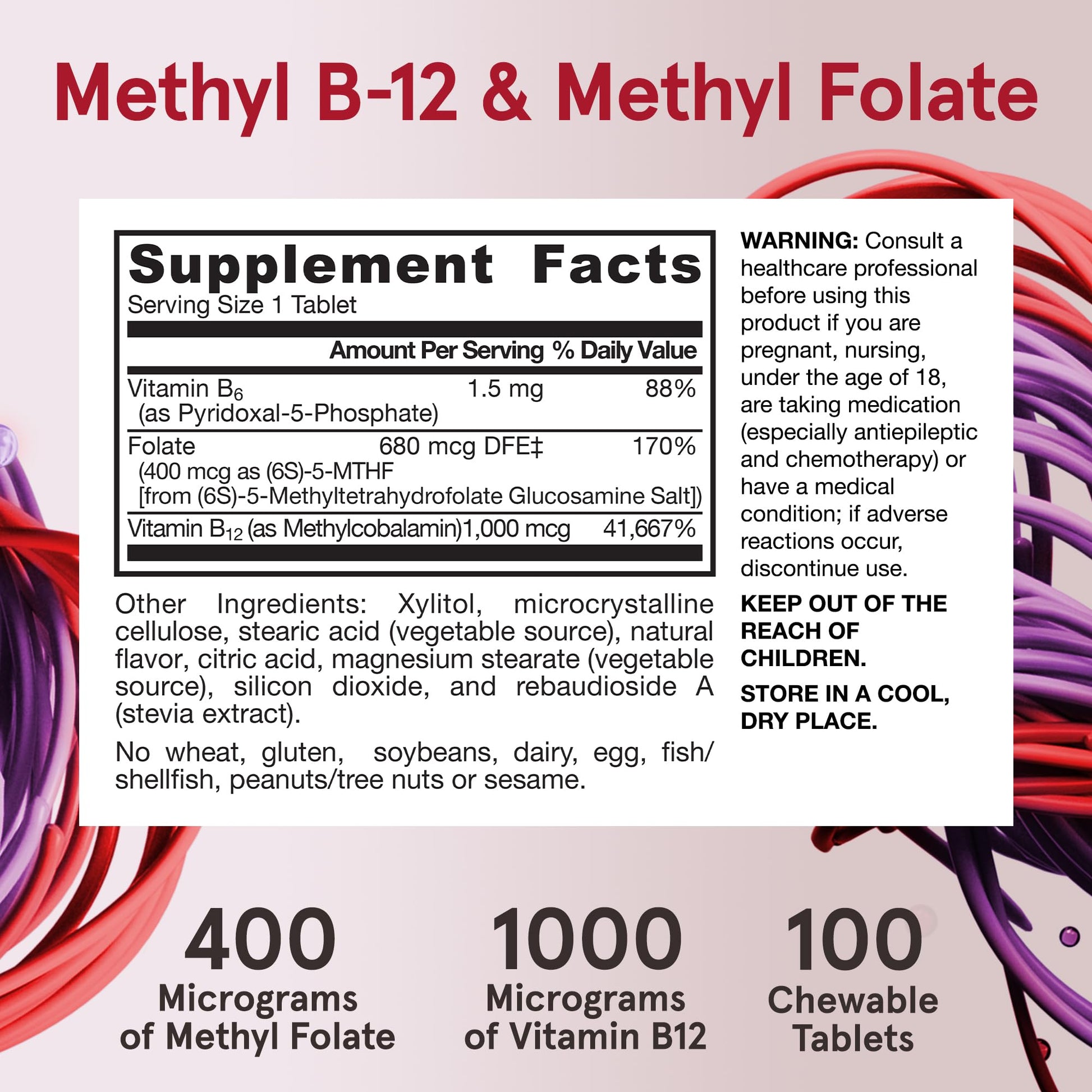 Jarrow Formulas Methyl B-12 & Methyl Folate, Bioactive Vitamin B9 & Vitamin B12 Supplement, Supports Cellular Energy Production, Healthy Brain Function & Metabolism Jarrow Formulas buy supplements canada