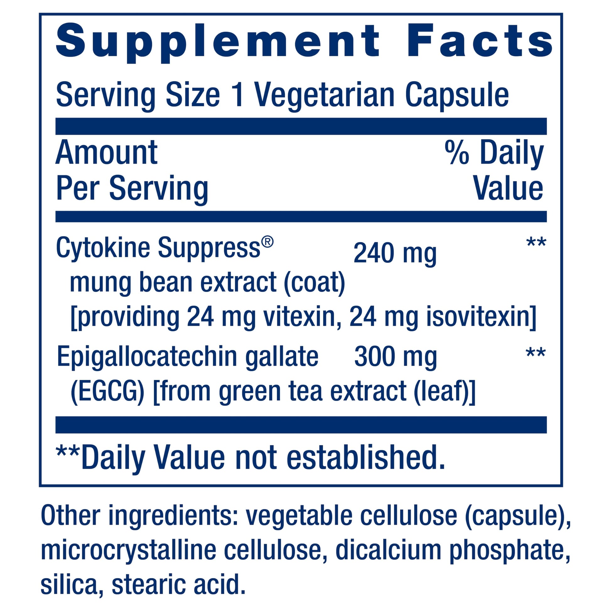 Life Extension Cytokine Suppress with EGCG, 30 Count Life Extension buy supplements canada