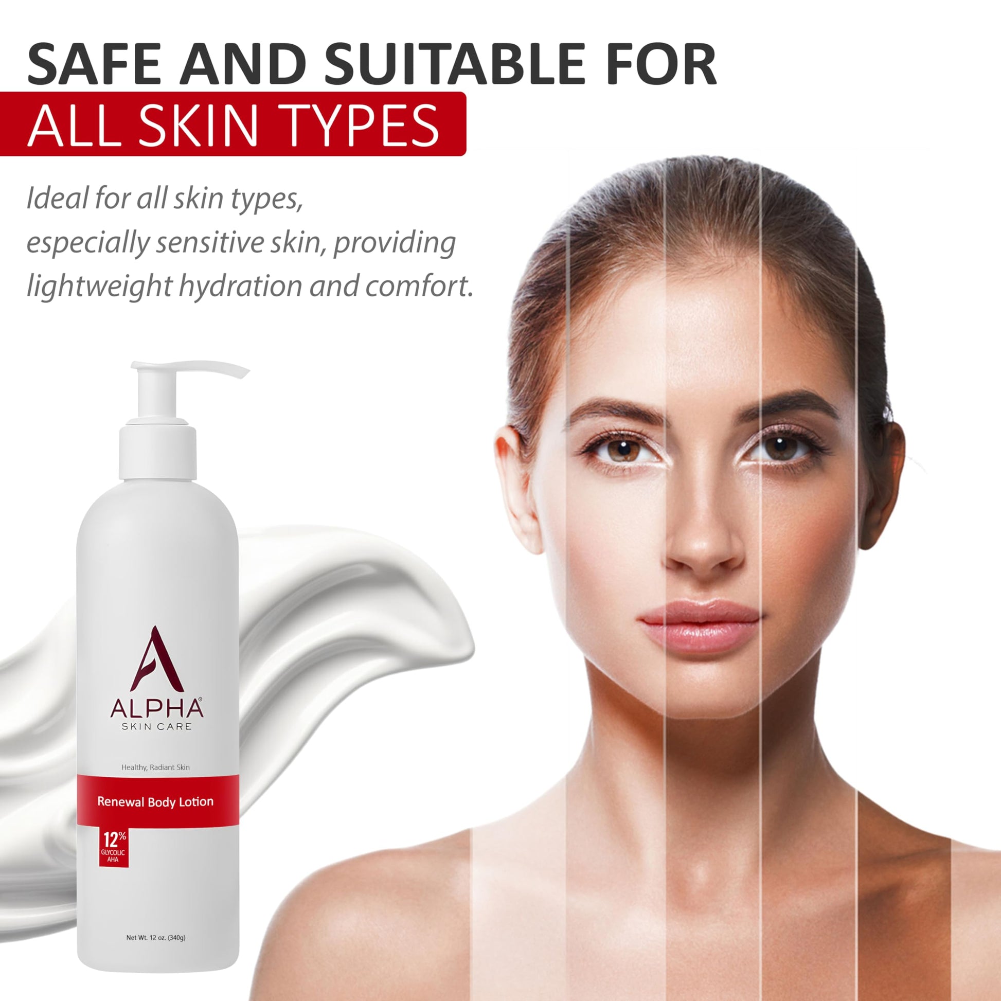 Alpha Skin Care Revitalizing Body Lotion, 12% Glycolic AHA, Simple & Effective Daily Moisturizer with Alpha Hydroxy Acid Alpha buy supplements canada
