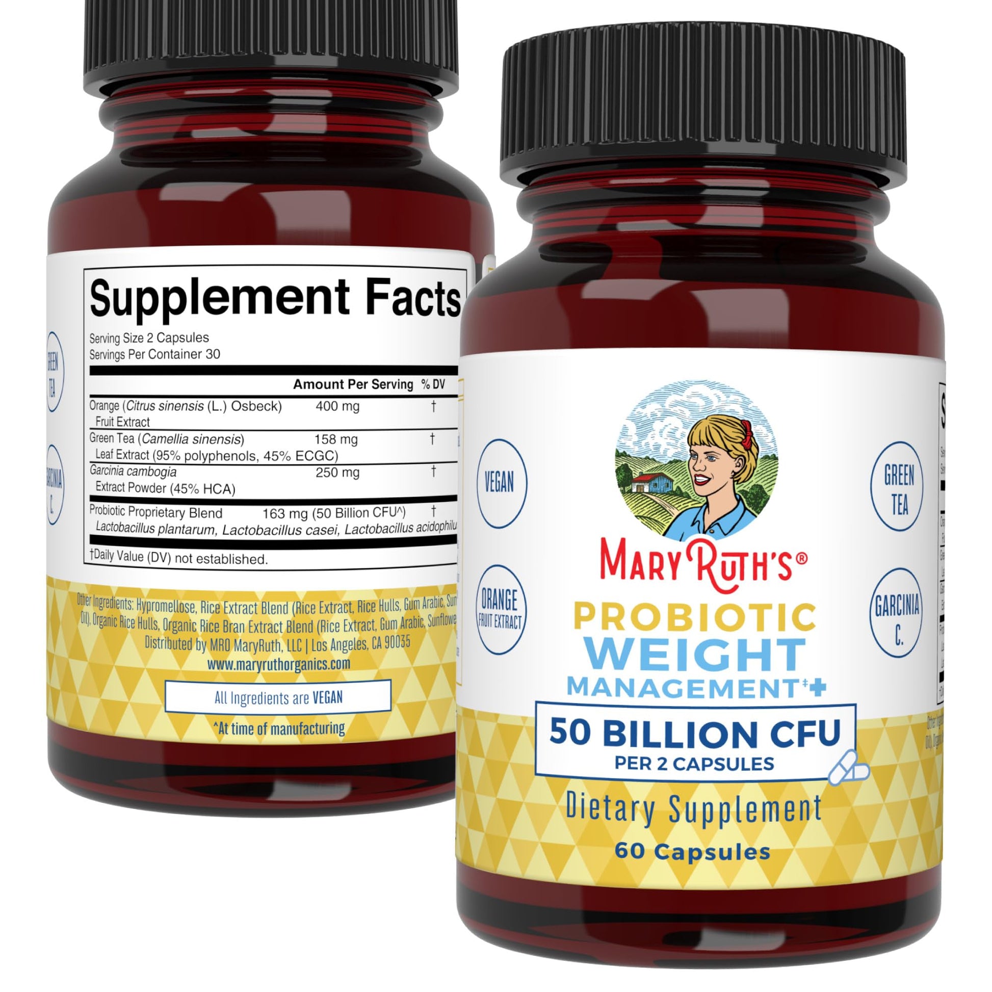 MaryRuth's Probiotics Capsule for Women & Men | Weight Management | Digestive & Gut Health MaryRuth Organics buy supplements canada