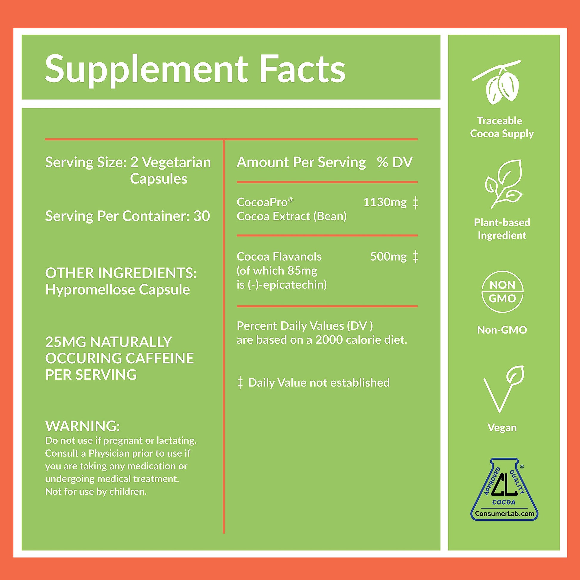 CocoaVia Cardio Health Supplement, 30 Day, 500mg Cocoa Flavanols, Support Heart Health CocoaVia buy supplements canada