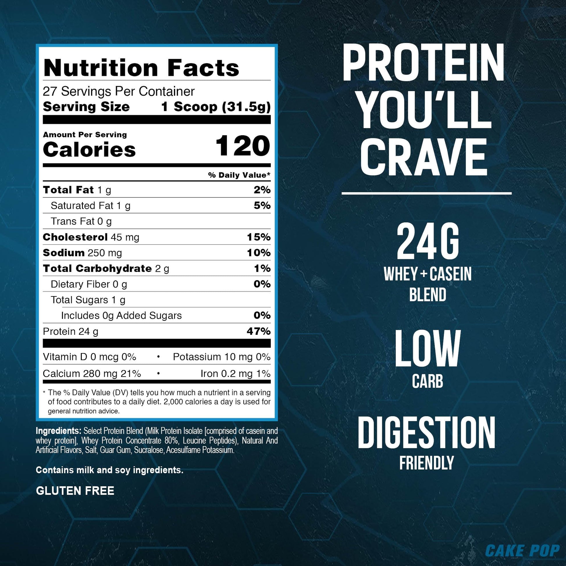 PEScience Select Low Carb Protein Powder, Cake Pop, 27 Serving, Keto Friendly PEScience buy supplements canada