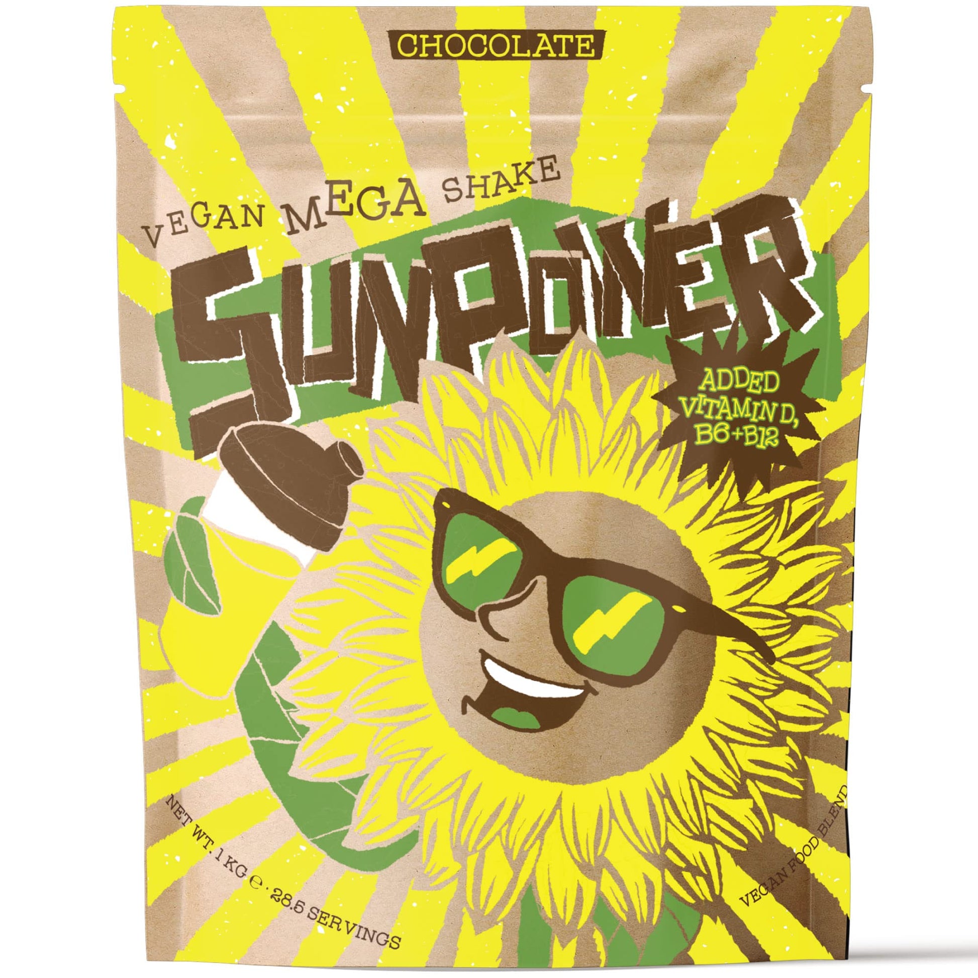 SunPower Vegan Protein Powder - 21g Plant Protein per Serving - Pea, Sunflower SunPower buy supplements canada