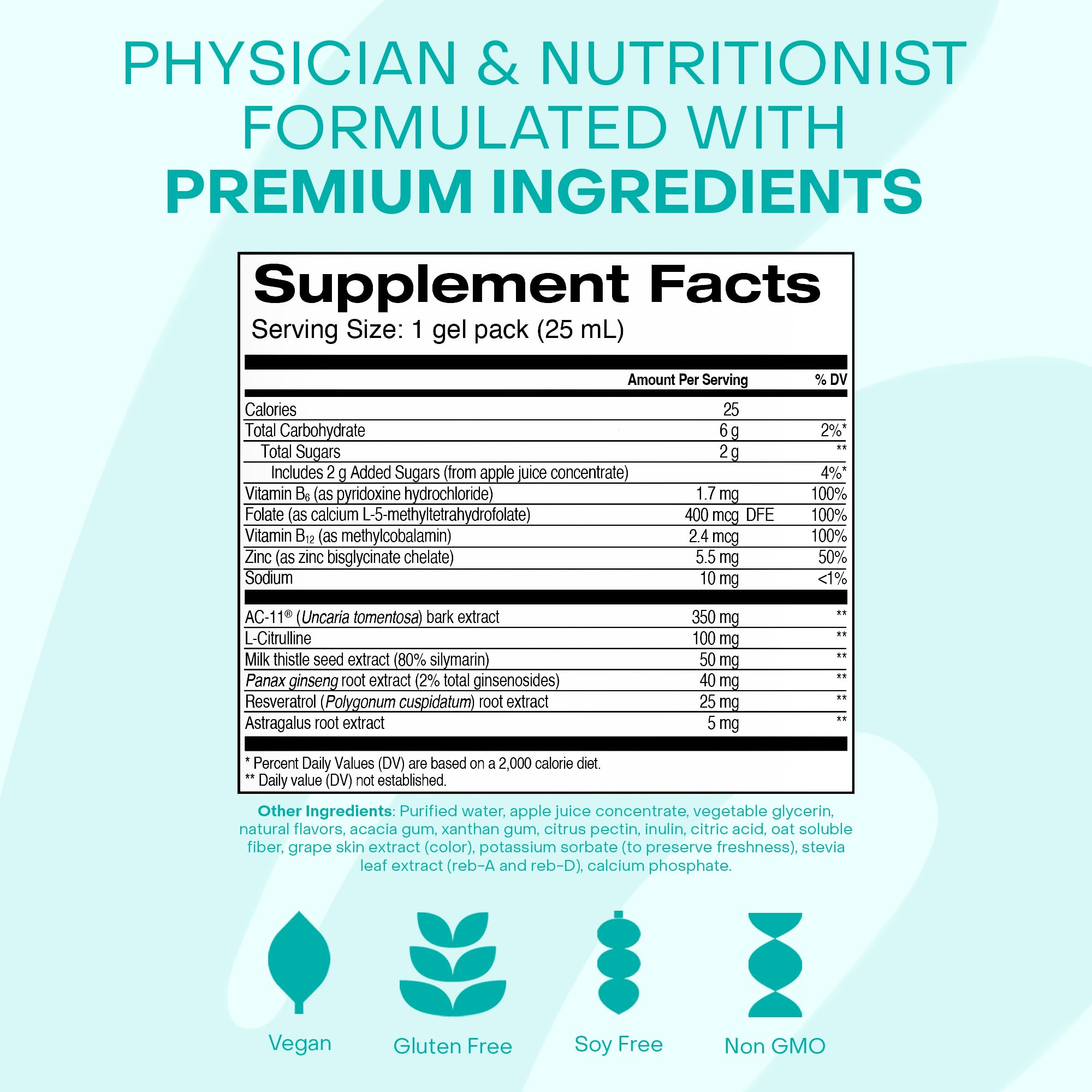 HealthyCell Telomere Length Supplement - Anti-Aging Telomere Lengthening Supplements with Phytonutrients & Vitamins for Cellular Health - AC-11, Astragalus & Resveratrol - 30 Gel Packs, Grape Flavored Healthycell buy supplements canada